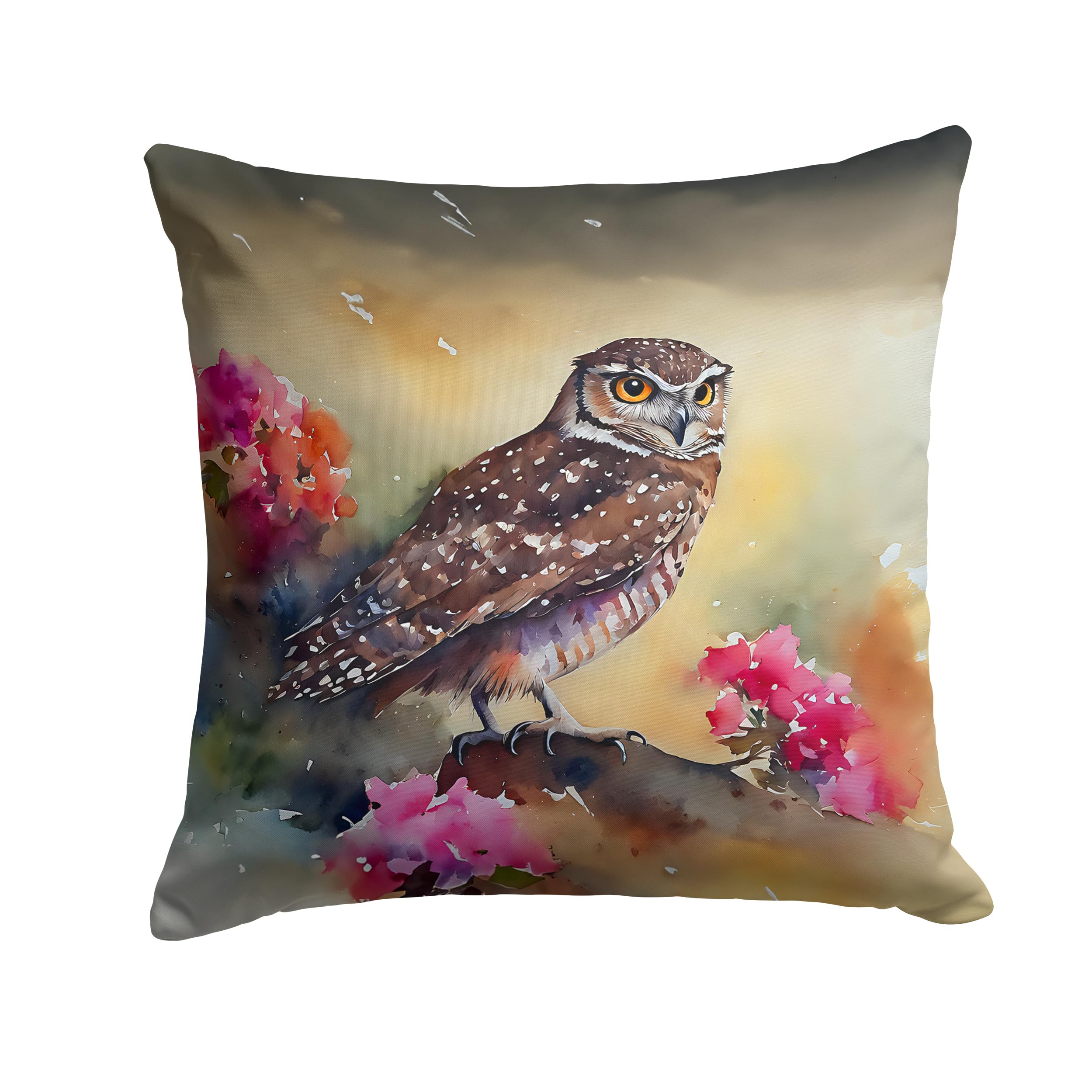 Burrowing Owl Throw Pillow