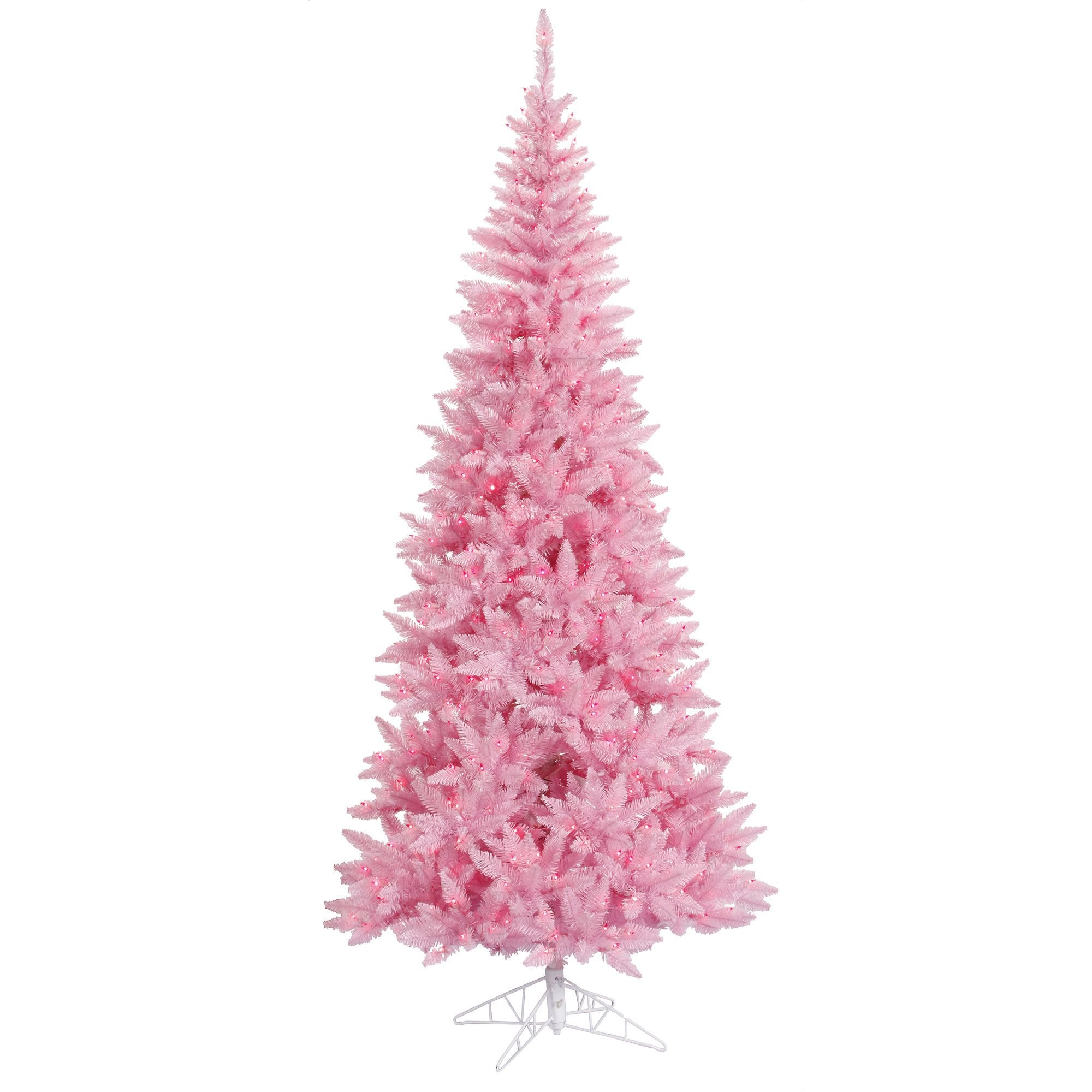 Casafoyer  4.5'x24” Pink Slim Fir DL LED 200Pk 400T - K163646LED - (Pack Of 2)