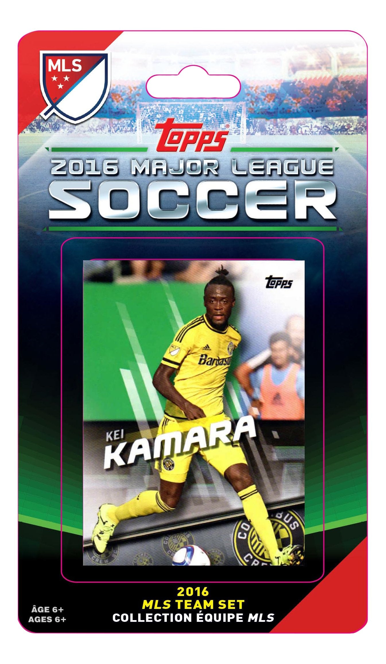 MLS Columbus Crew Licensed 2016 Topps Team Set and Storage Album