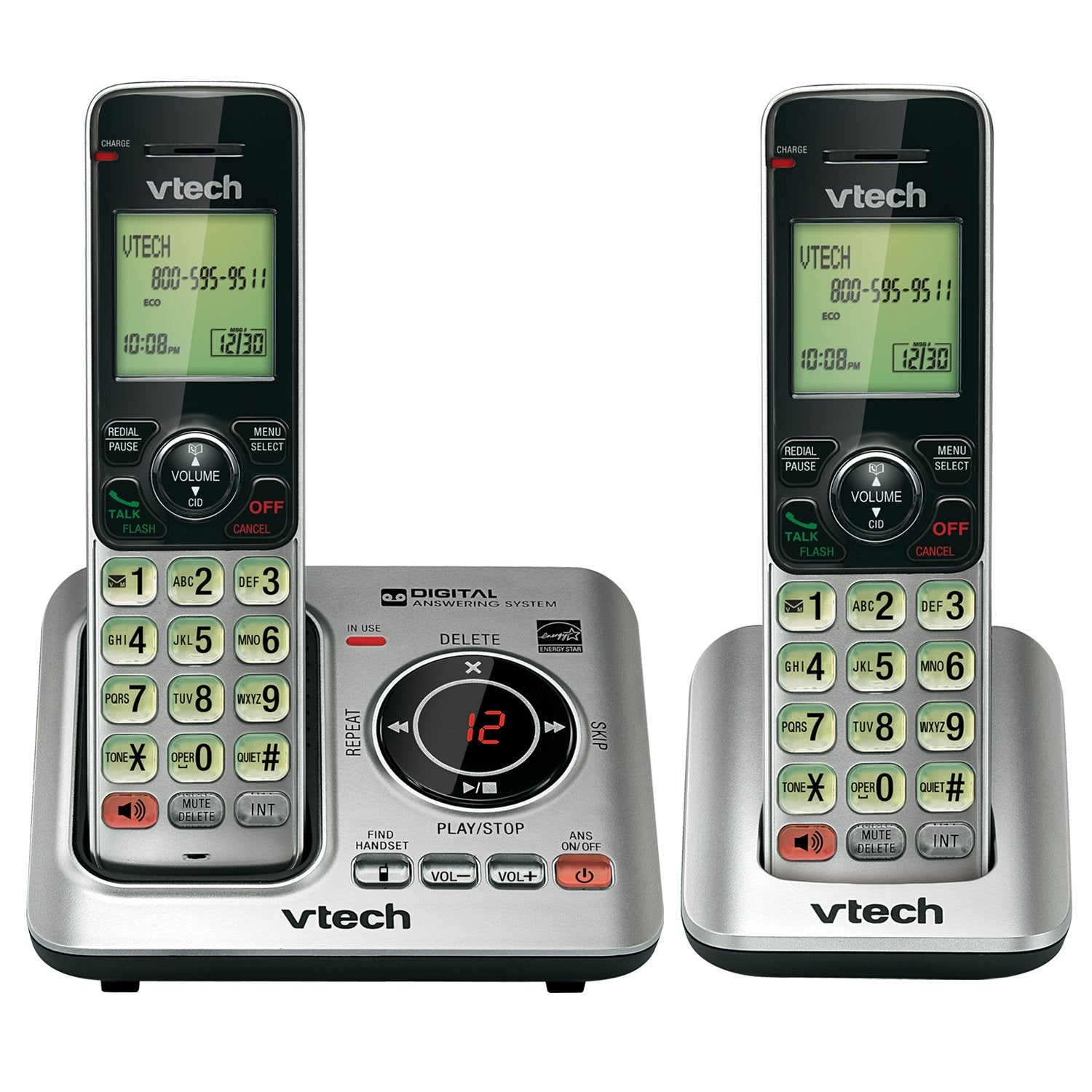 Vtech 2-handset Cordless CID/ITAD