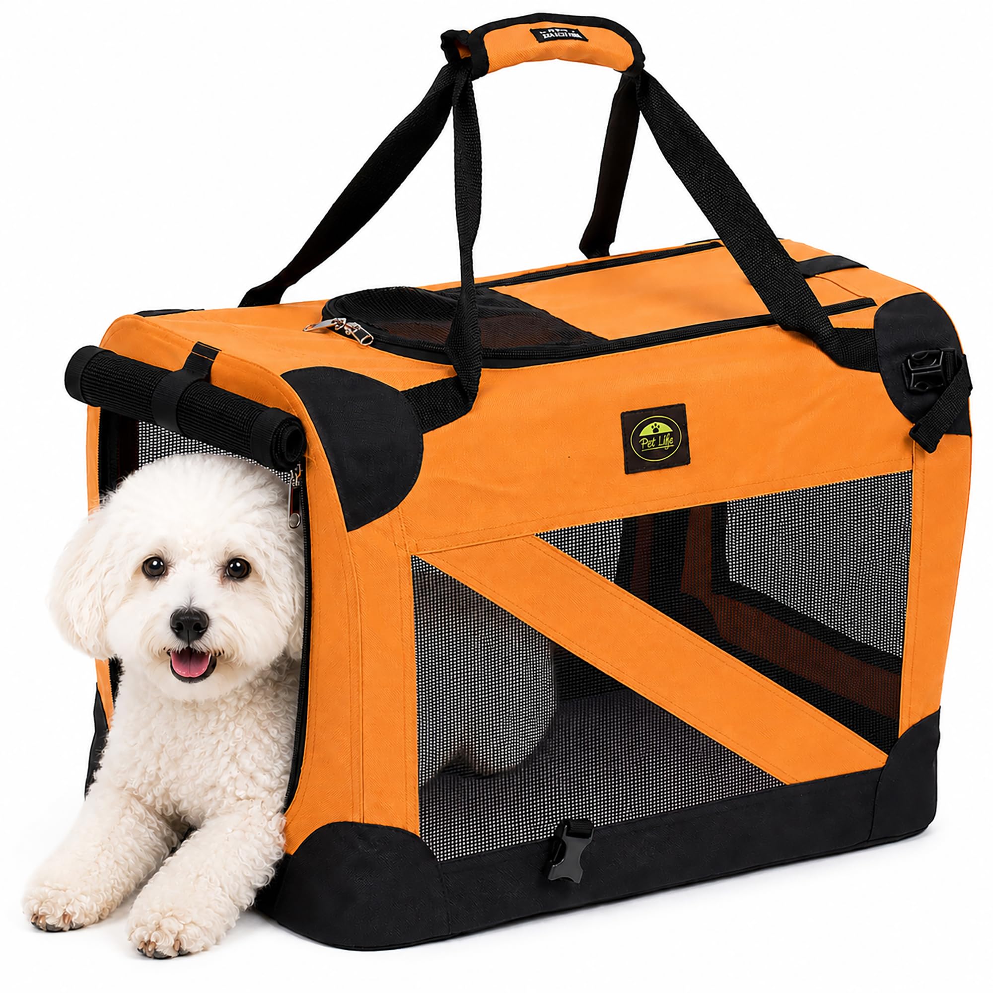 Folding Zippered 360 Vista View House Pet Crate