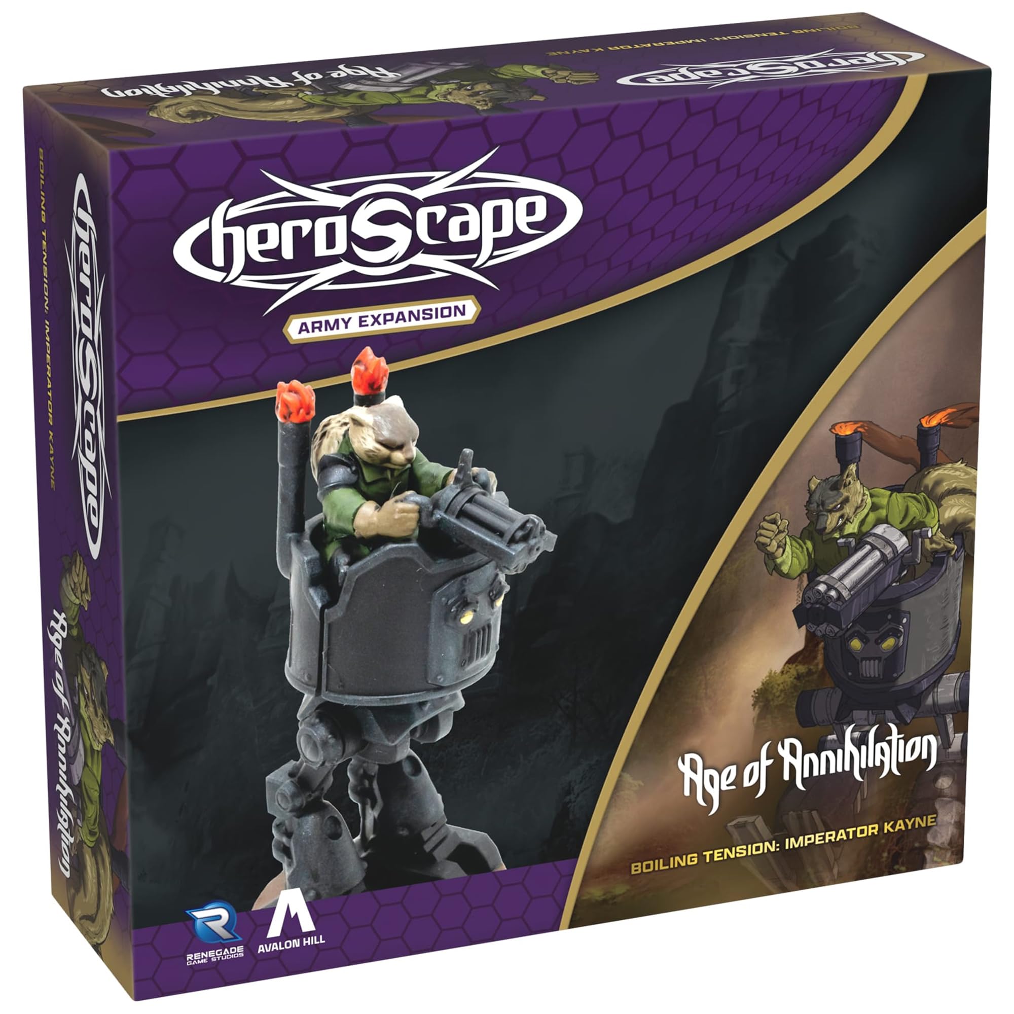Renegade Game Studios Heroscape Imperator Kayne Miniature Army Expansion with Card