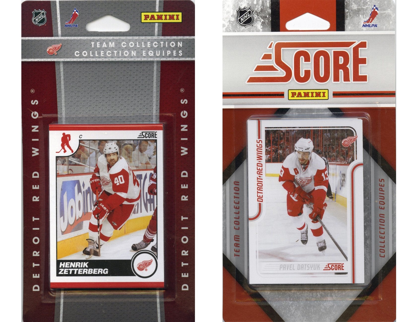 NHL Detroit Red Wings Licensed Score 2 Team Sets
