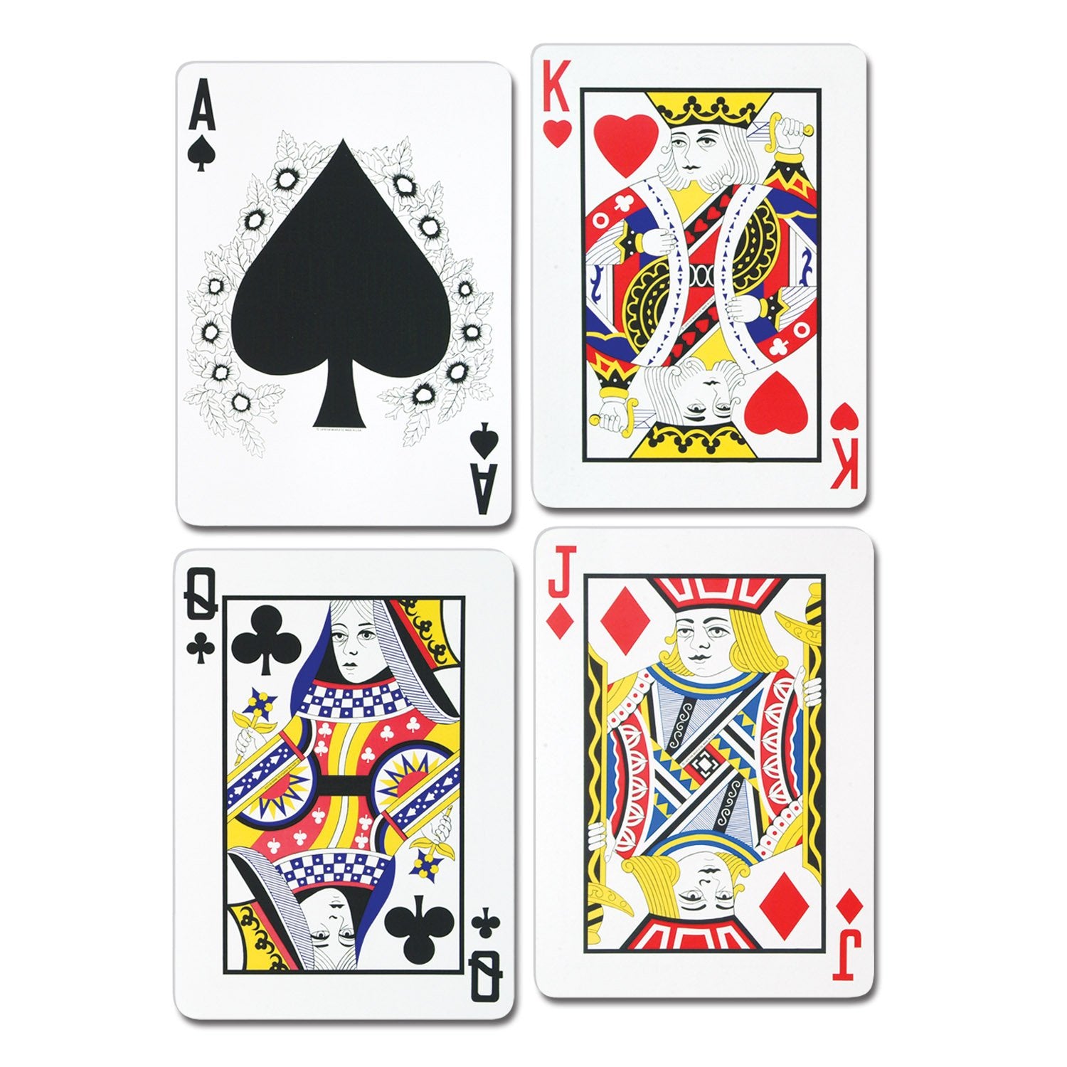 Playing Card Cutouts (Pack of 12)