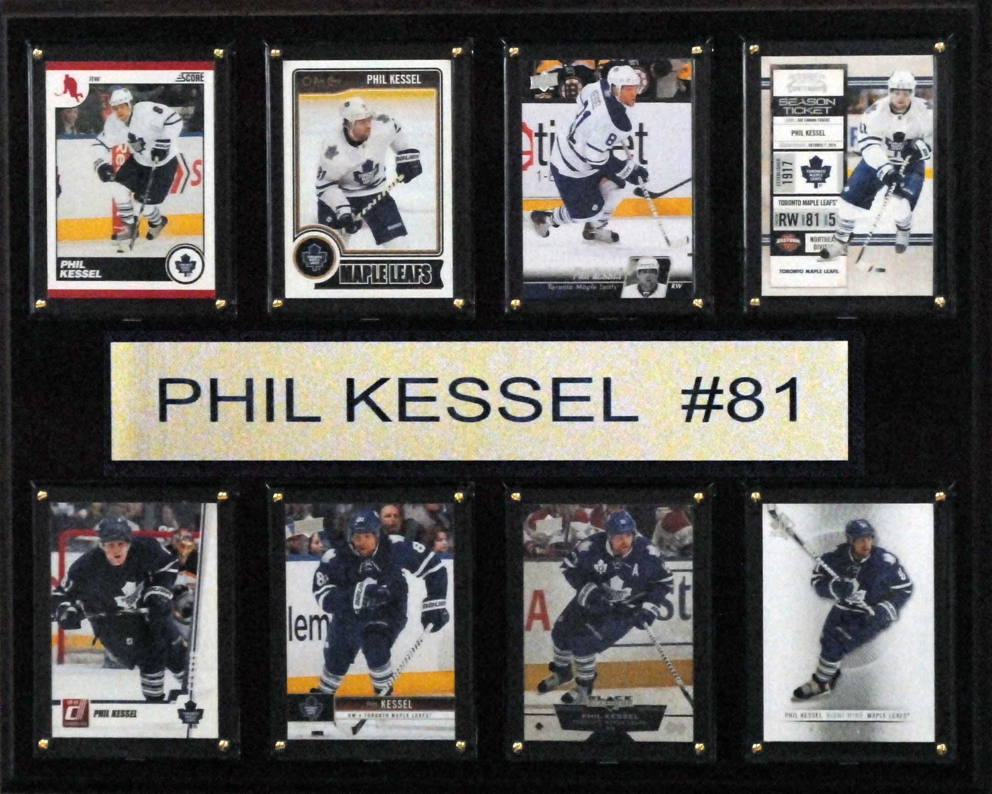 NHL 12x15″ Phil Keseel Toronto Maple Leafs 8-Card Plaque