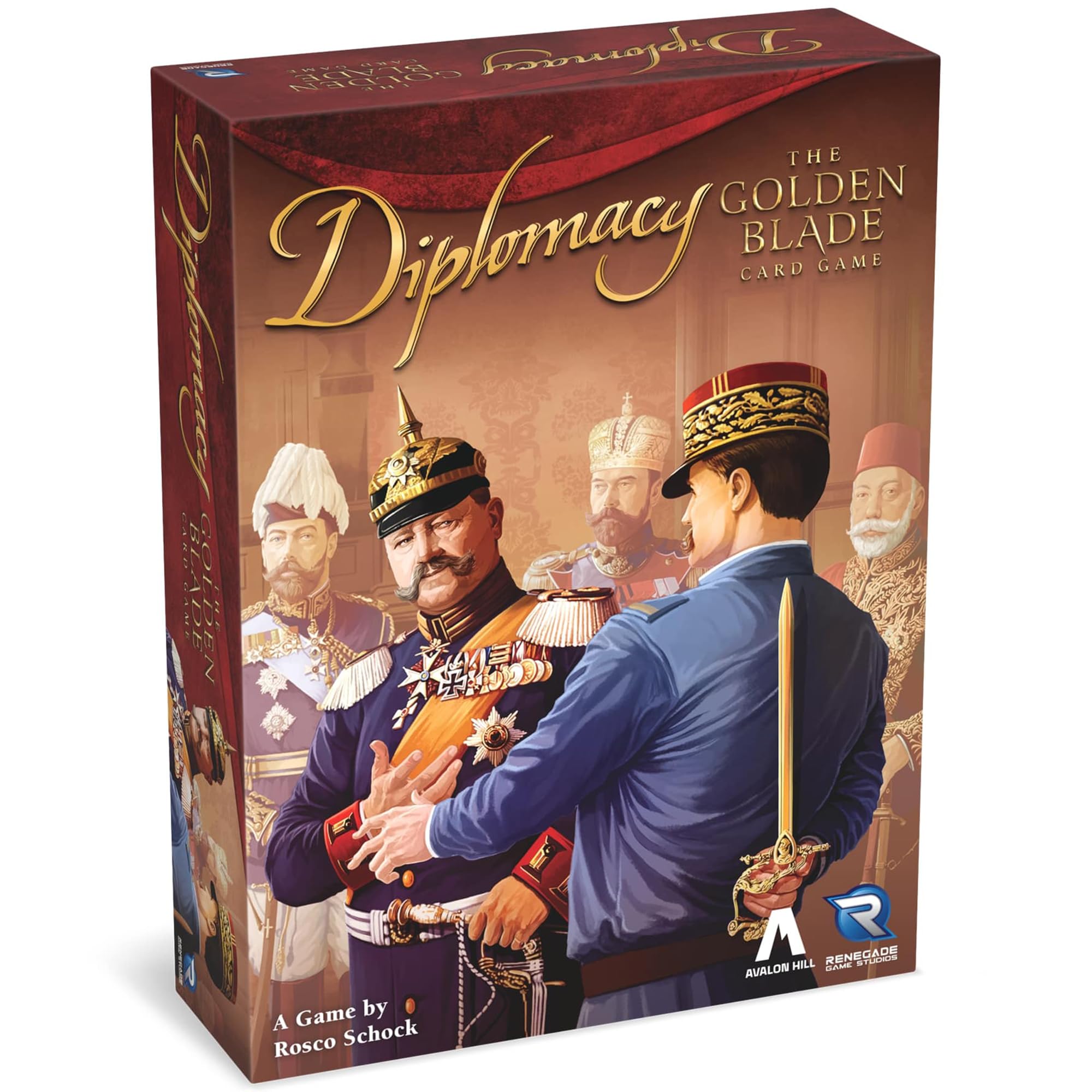 Renegade Game Studios Games: Diplomacy The Golden Blade Card Game for 2-7 Players, Strategy Negotiation