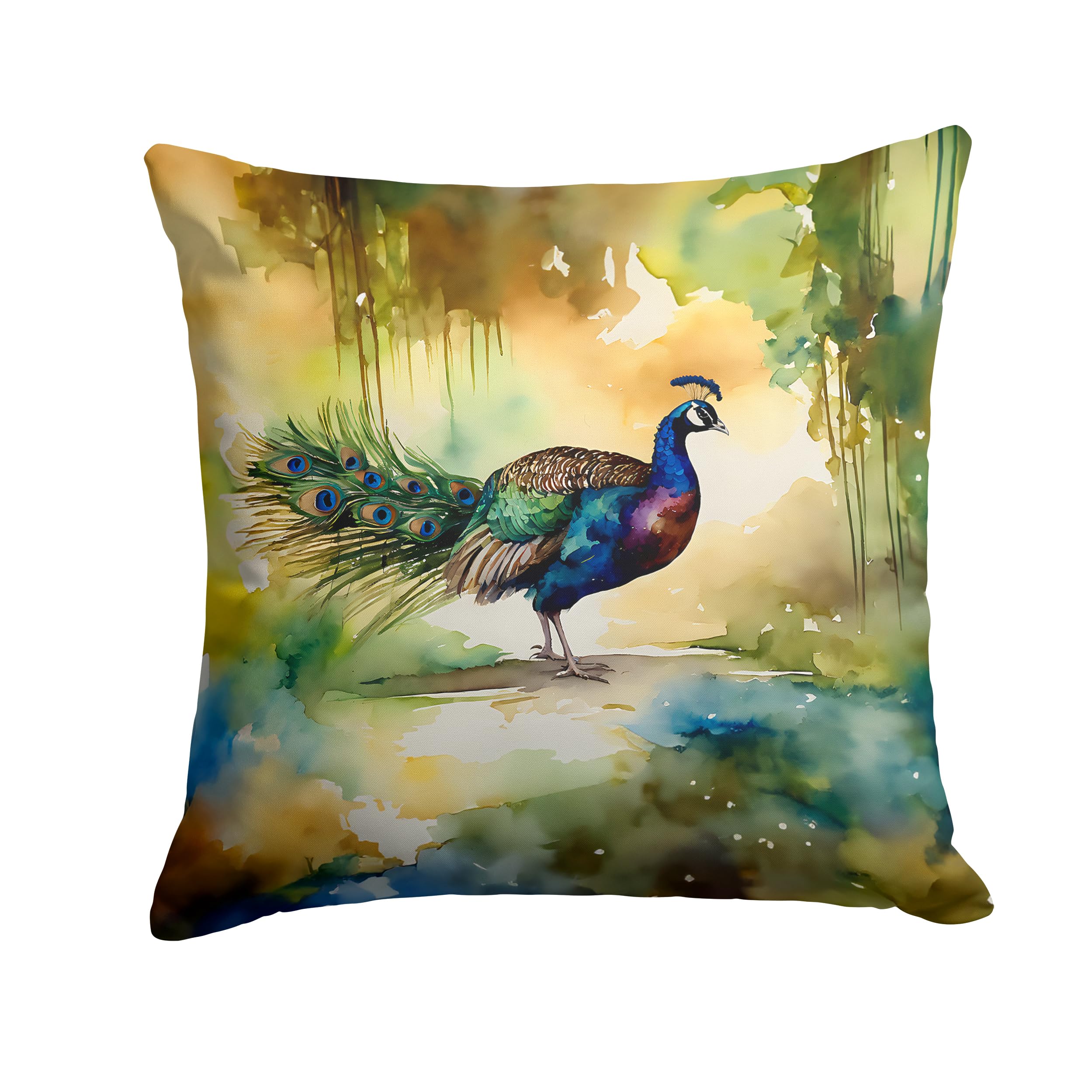 Peacock Throw Pillow