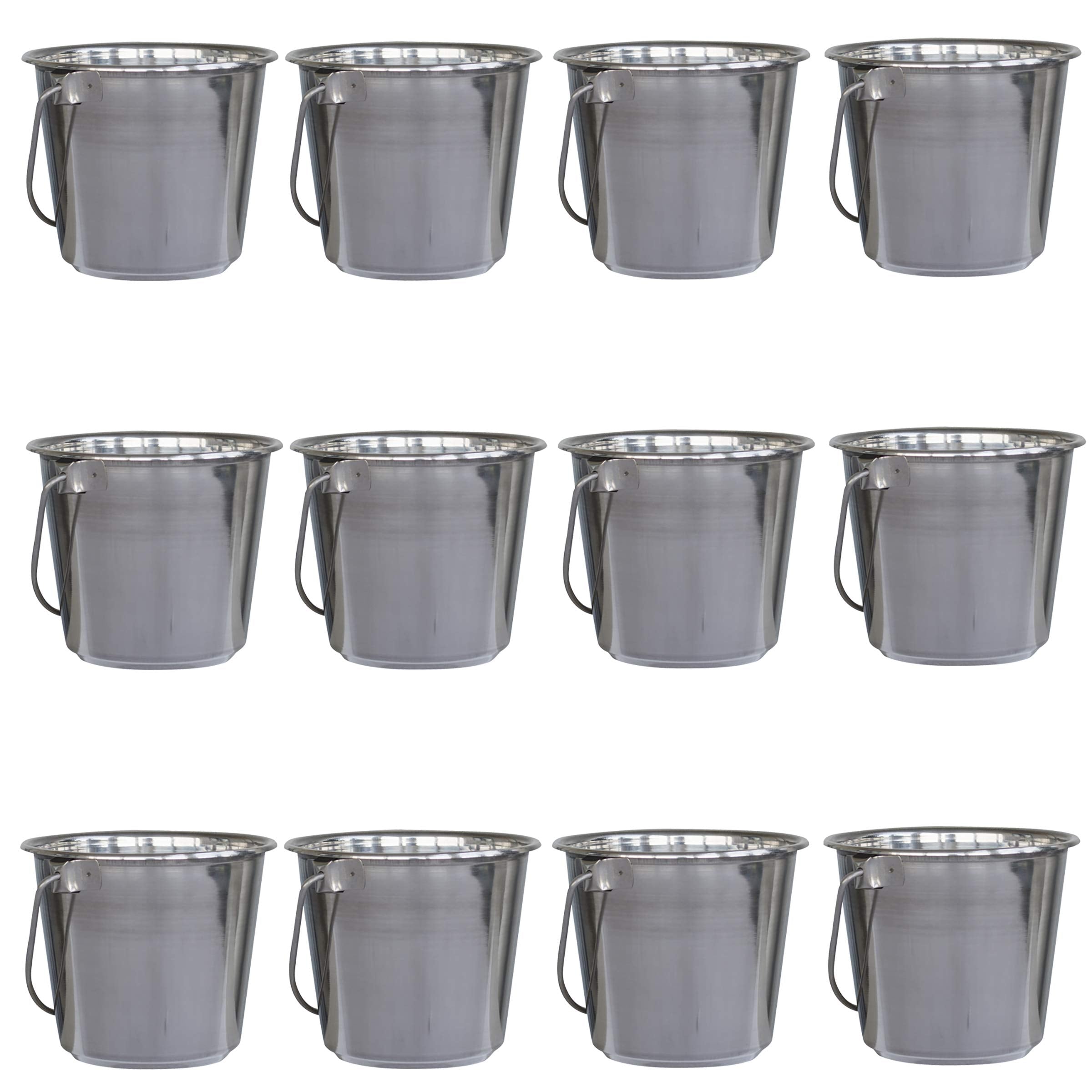 Sportsman Series .25 Gal Stainless Steel Bucket - 12 PK