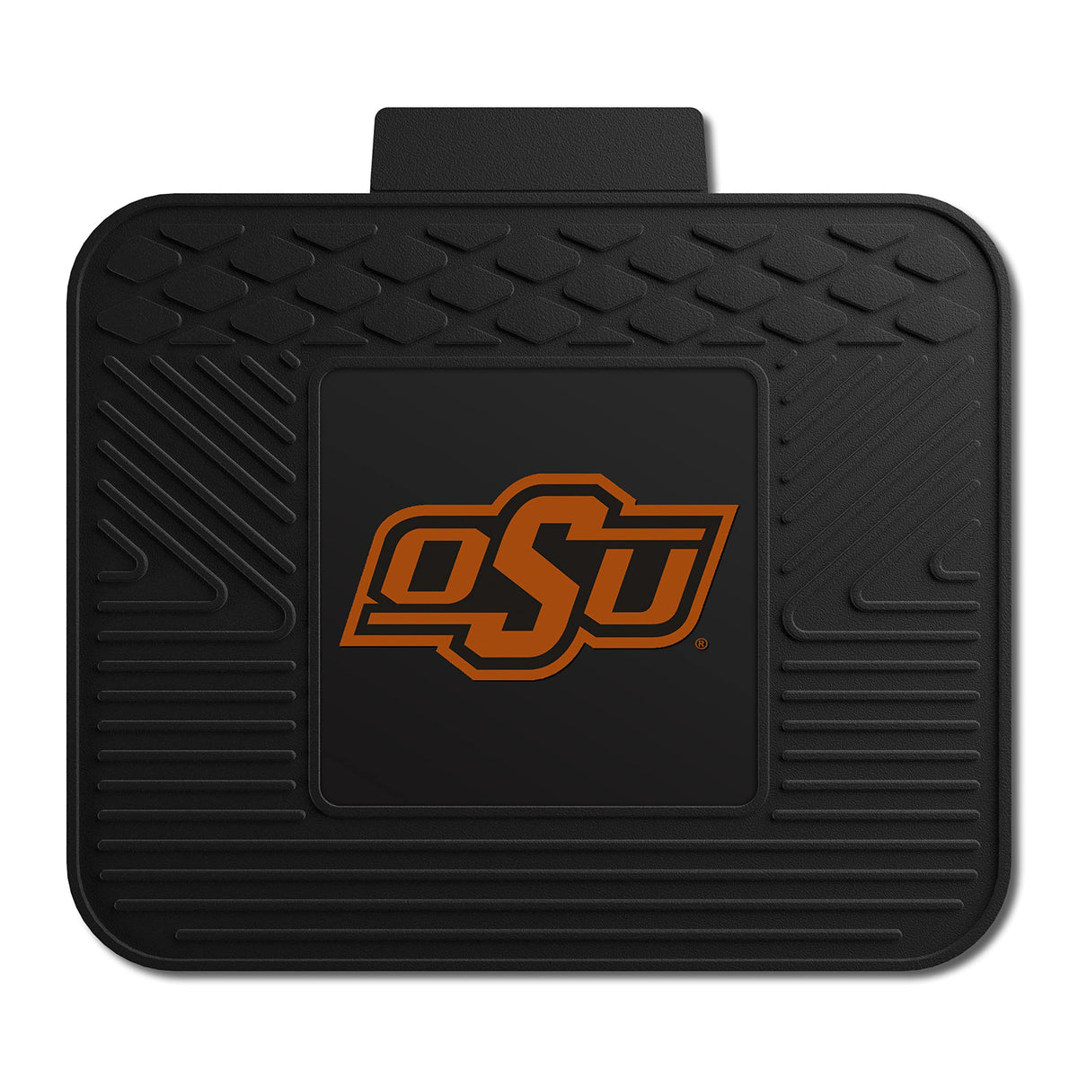 Fanmats Ncaa Oklahoma State University Cowboys Vinyl Utility Mat, Black, 14X17