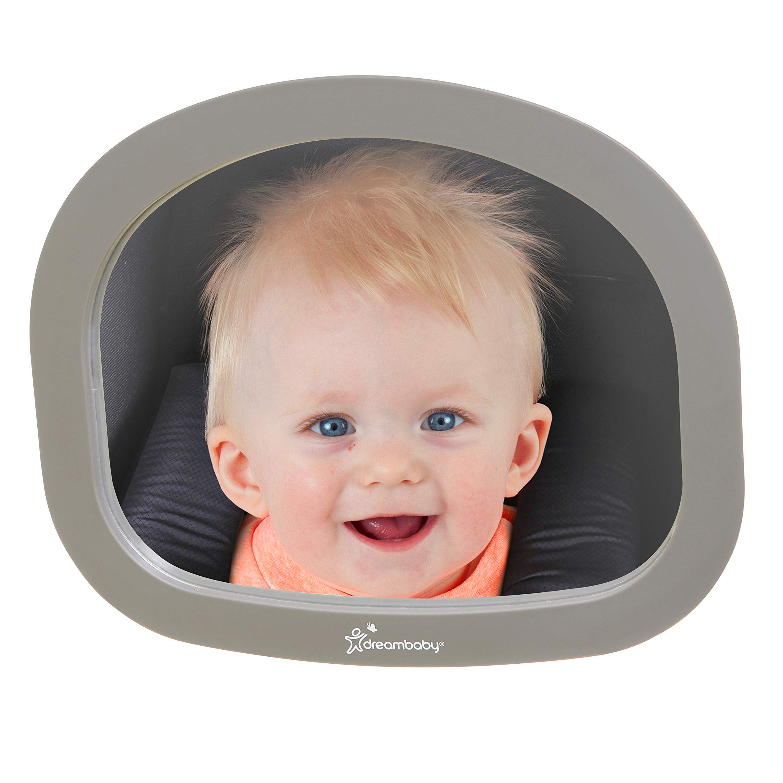 EZY-View Adjustable Backseat Mirror Grey (Brown Box)
