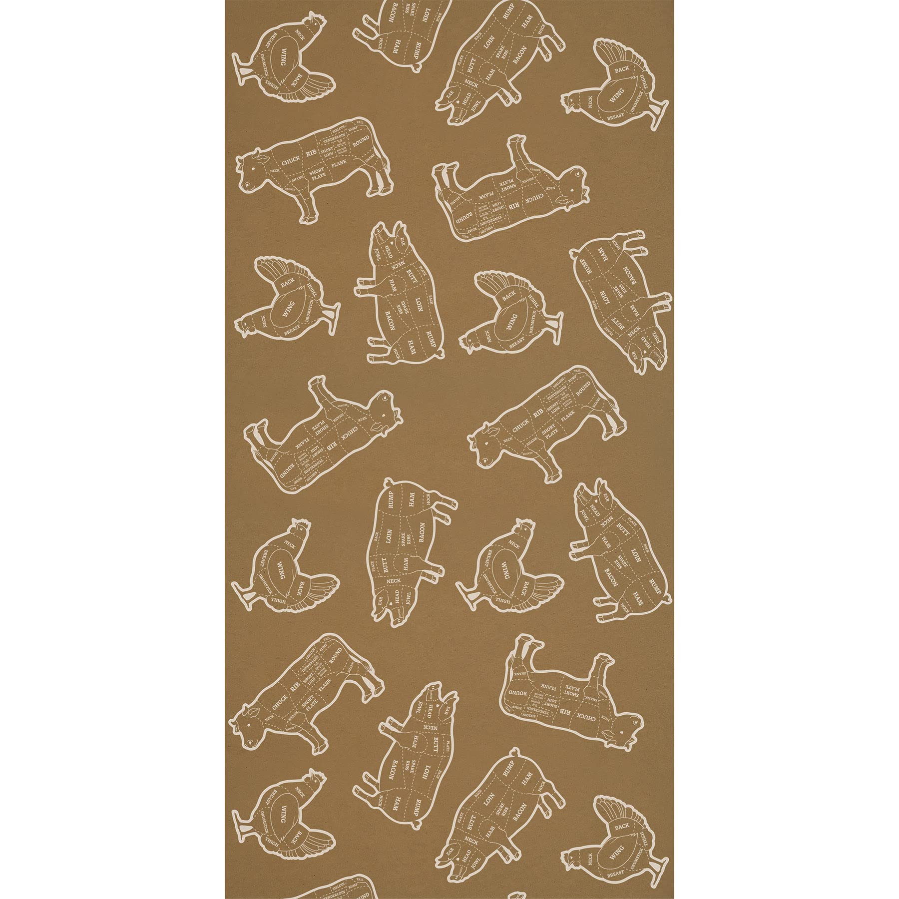 BBQ Kraft Paper Table Roll