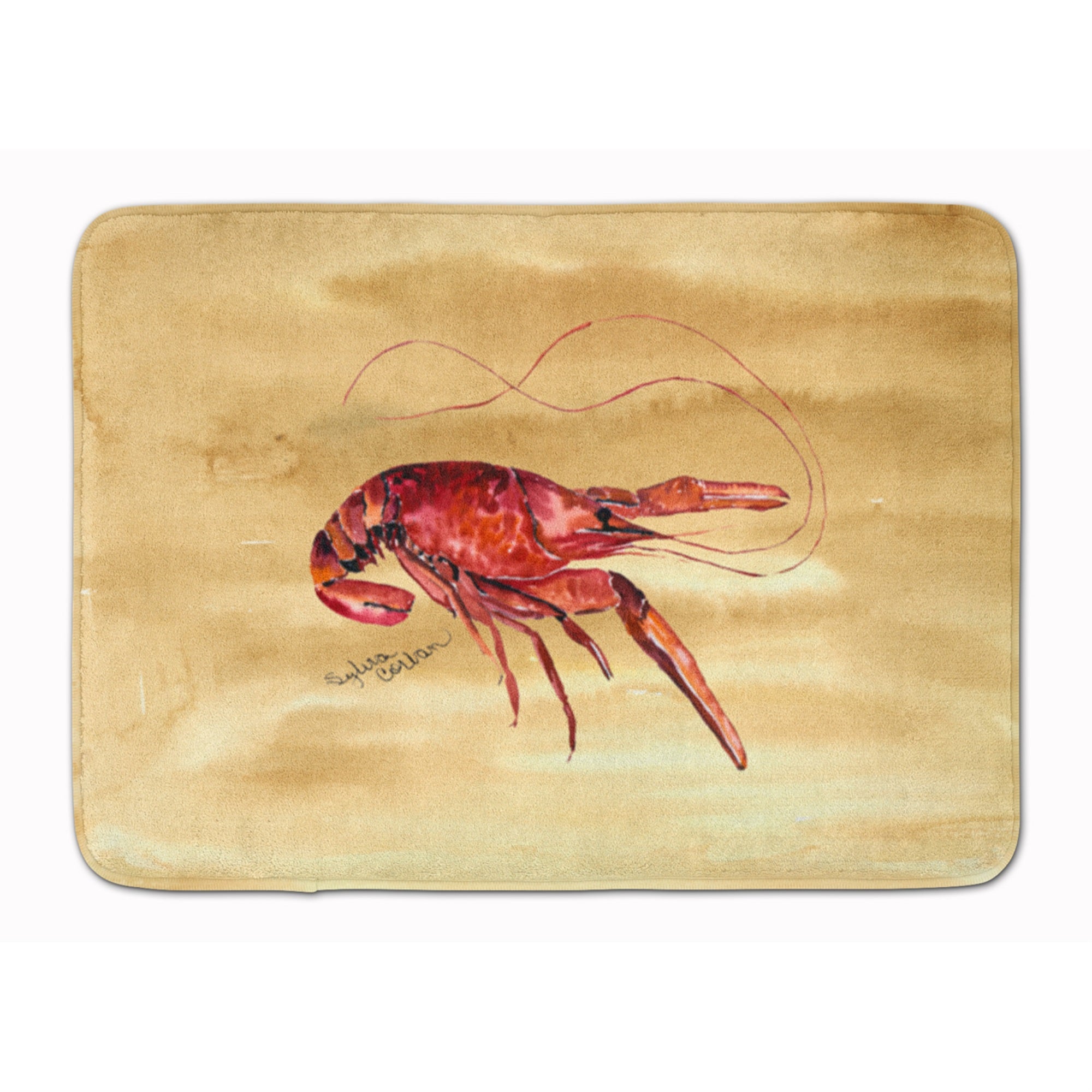 Caroline'S Treasures Crawfish Floor Mat, 19 X 27, Multicolor