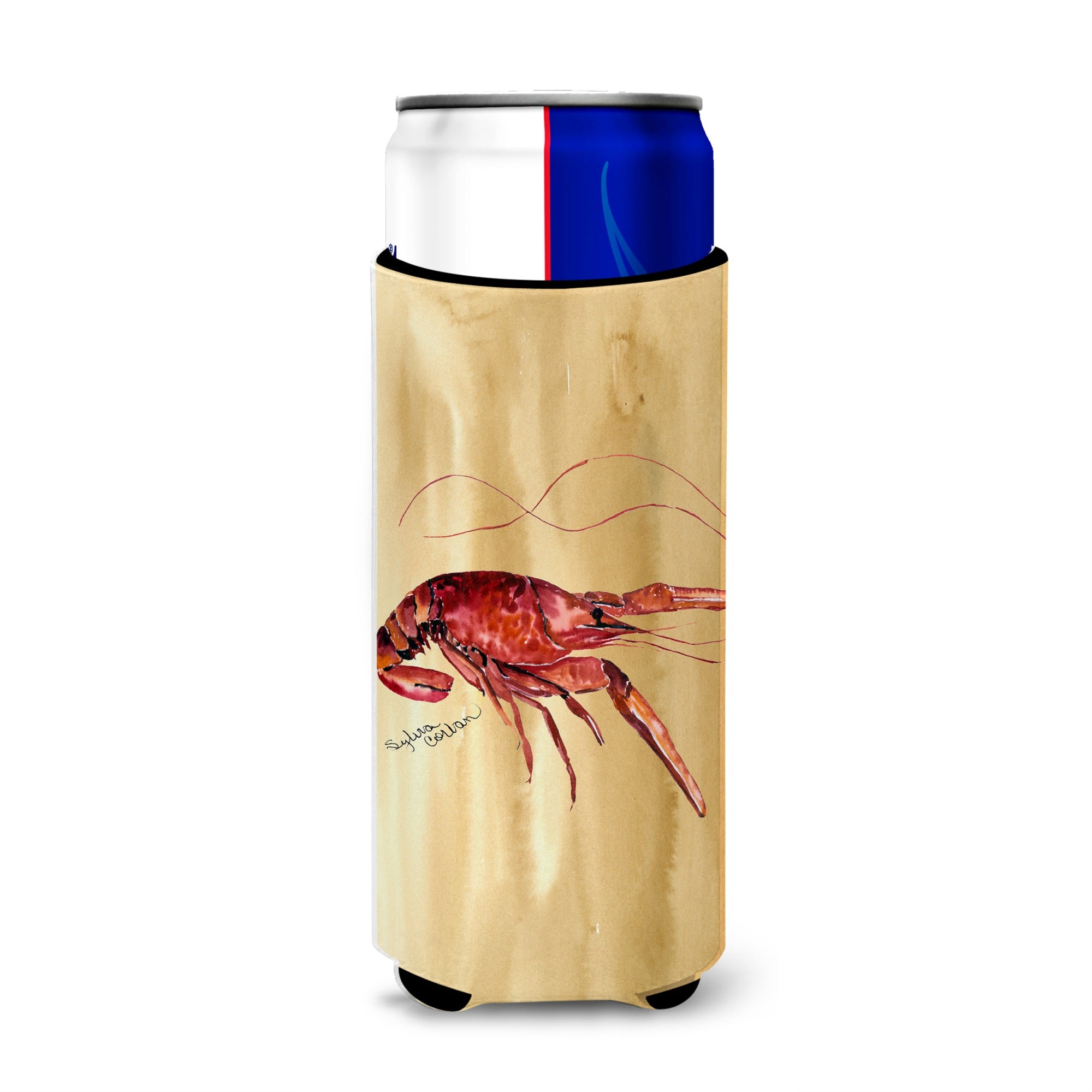 Crawfish Sandy Beach Ultra Beverage Insulators For Slim Cans 8230Muk