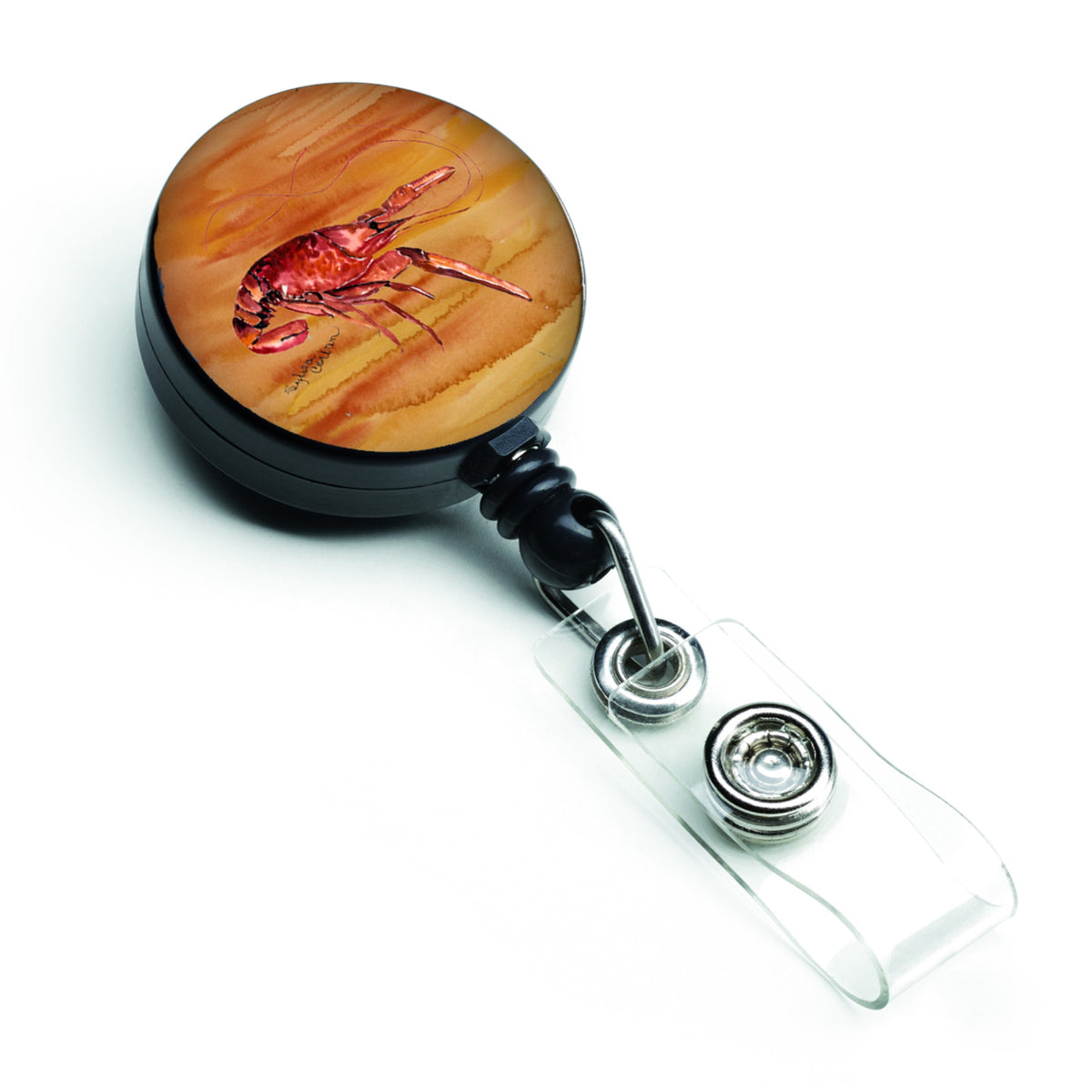 Caroline'S Treasures Crawfish Retractable Badge Reel, Multicolor (8232Br)