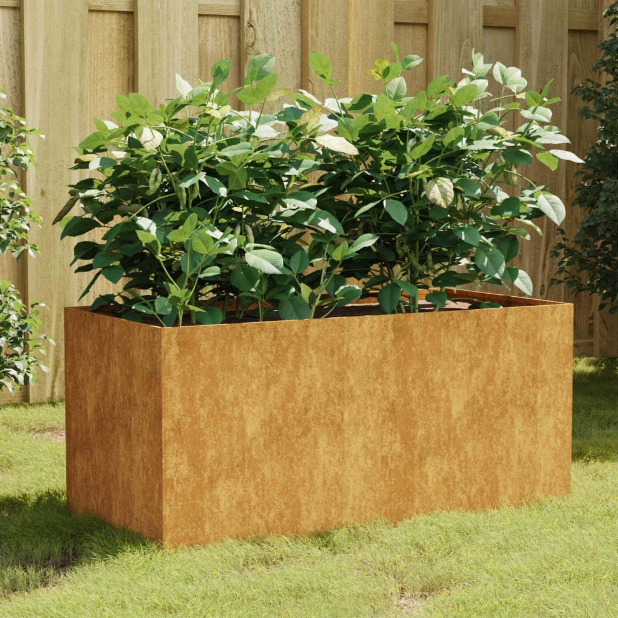 Vidaxl Planter 31.5'X15.7'X15.7' Corten Steel
