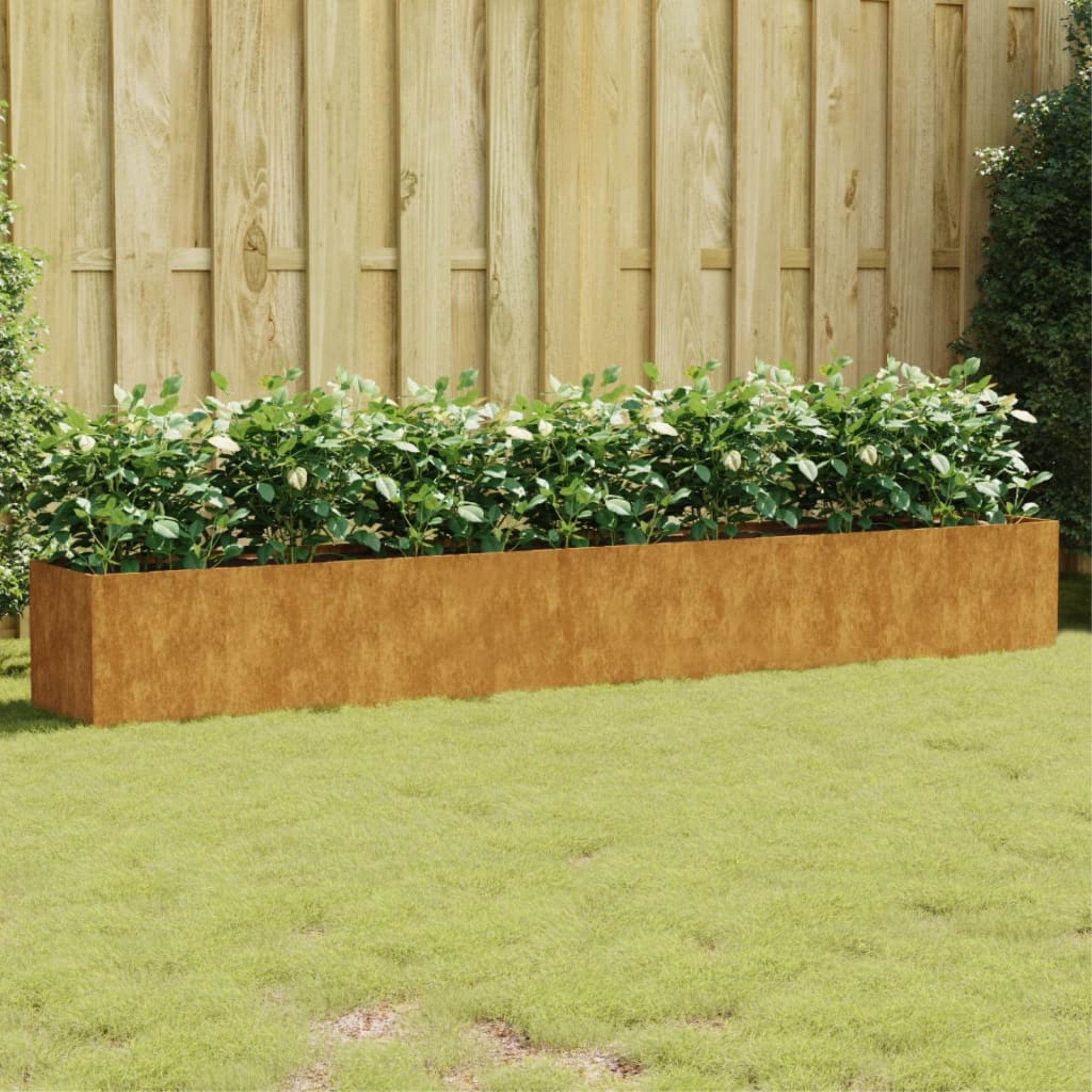 Vidaxl Garden Raised Bed 110.2'X15.7'X15.7' Corten Steel