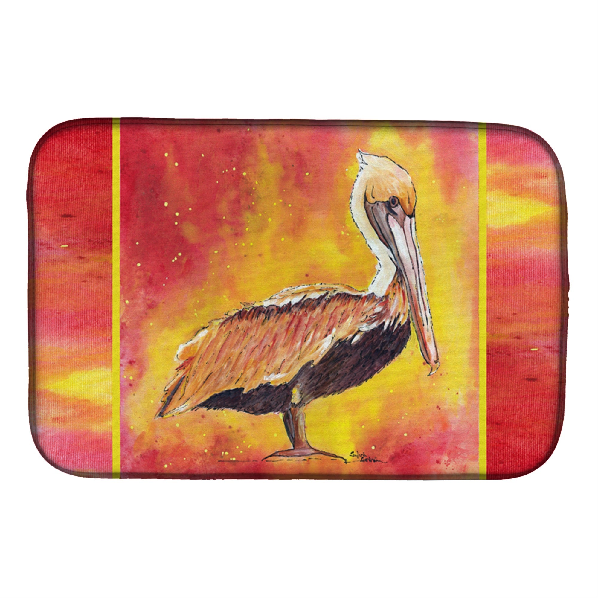 Caroline'S Treasures 8344Ddm Dish Drying Mat, 14 X 21, Multicolor