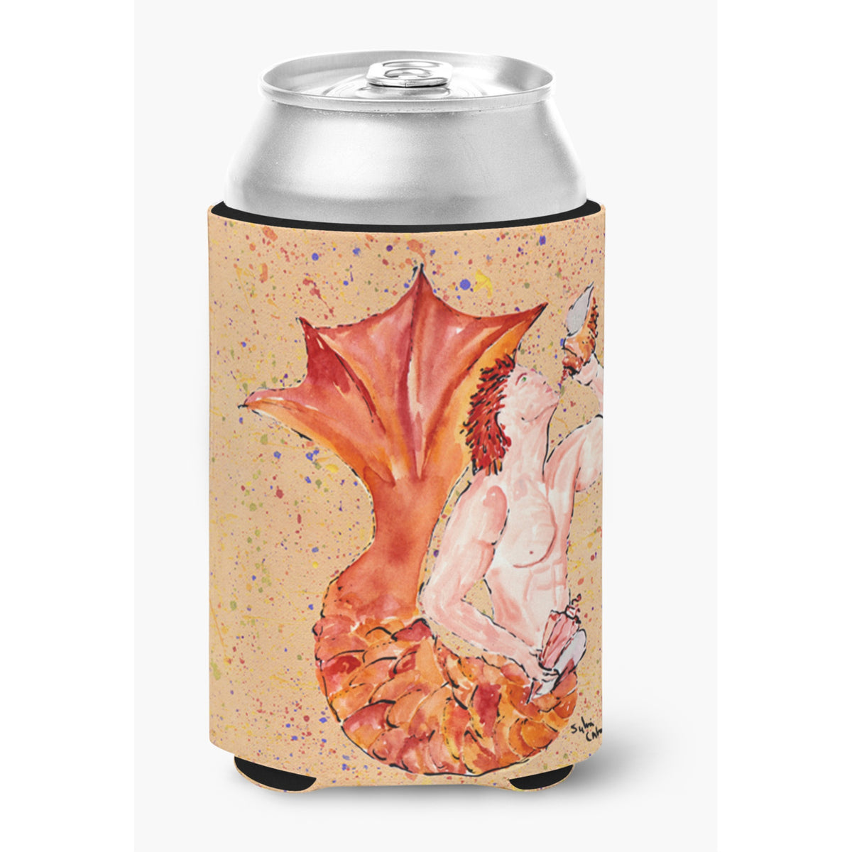 Merman Can Or Bottle Beverage Insulator Hugger