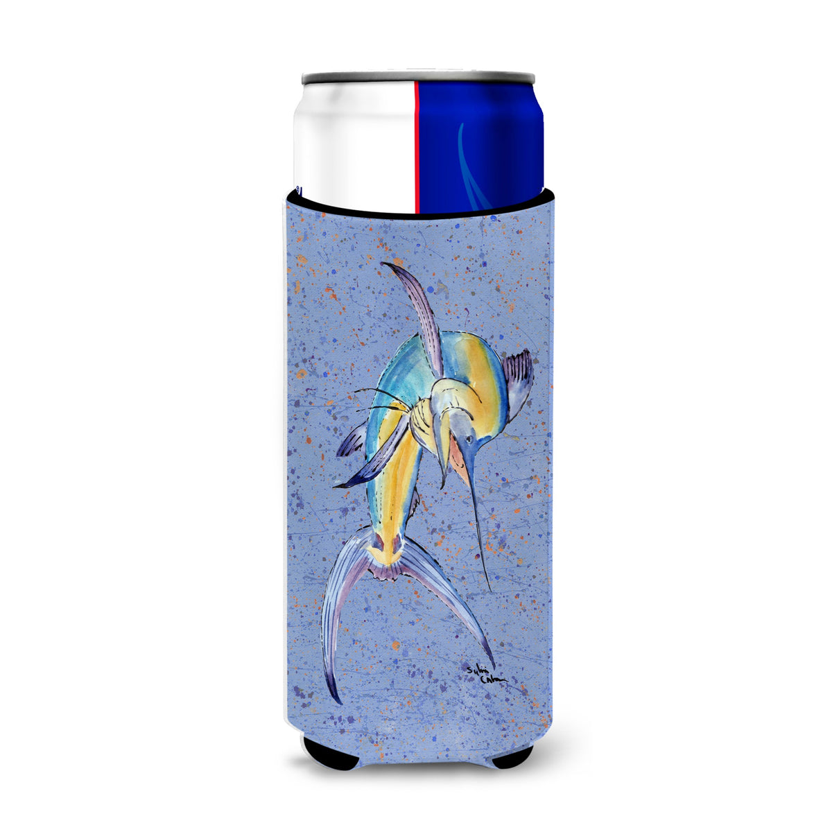 Fish Marlin Ultra Beverage Insulators For Slim Cans 8350Muk
