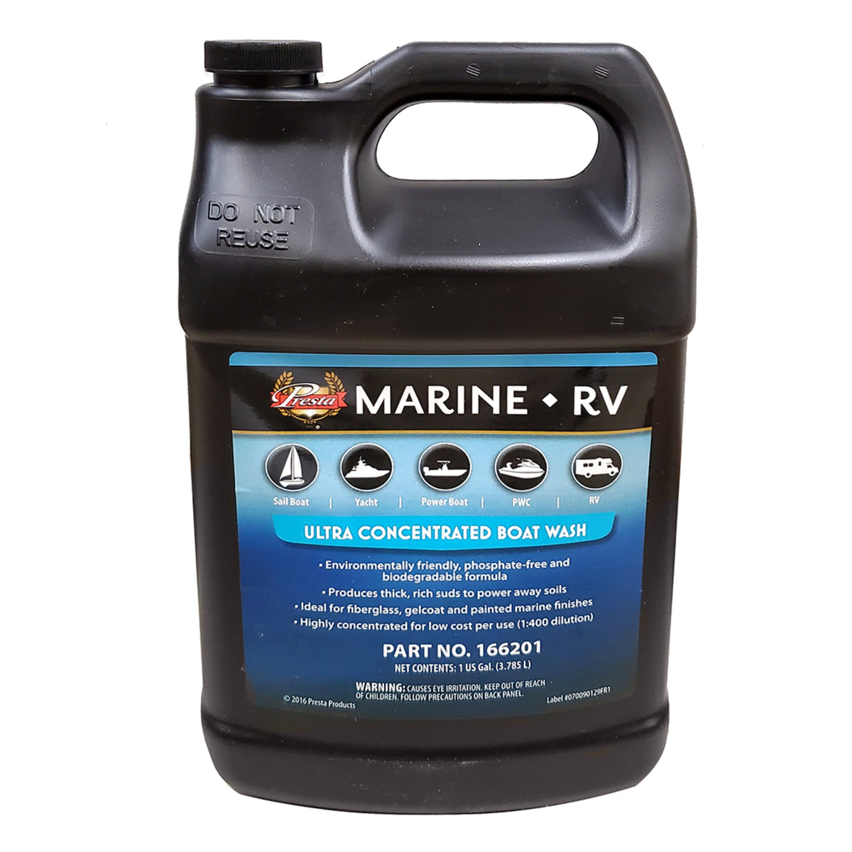 Presta Ultra Concentrated Boat Wash Gallon