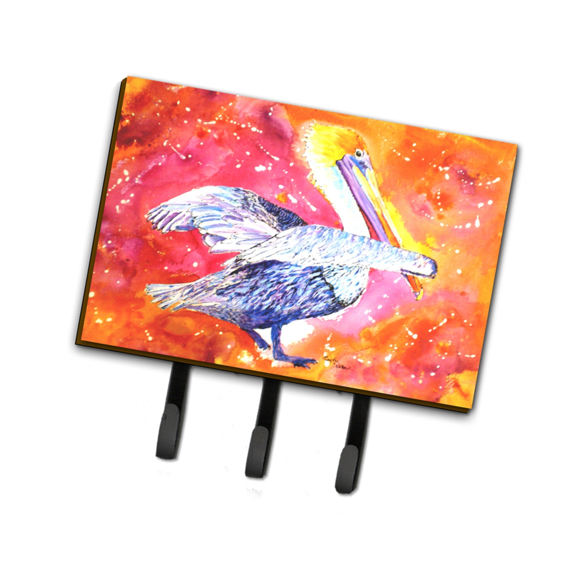 Caroline'S Treasures 8360Th68 Pelican Leash Or Key Holder, Large, Multicolor