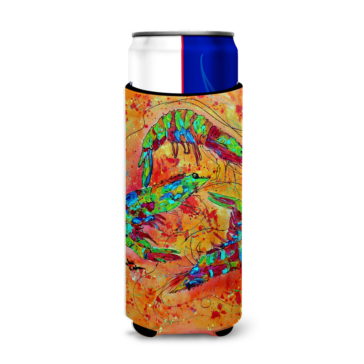 Shrimp Ultra Beverage Insulators For Slim Cans 8361Muk