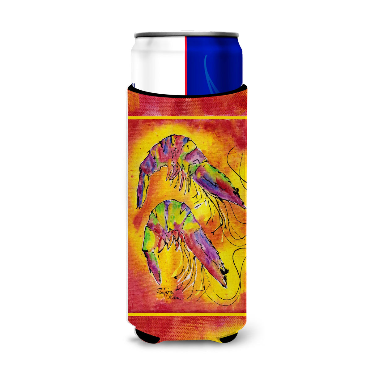 Shrimp Ultra Beverage Insulators For Slim Cans 8378Muk