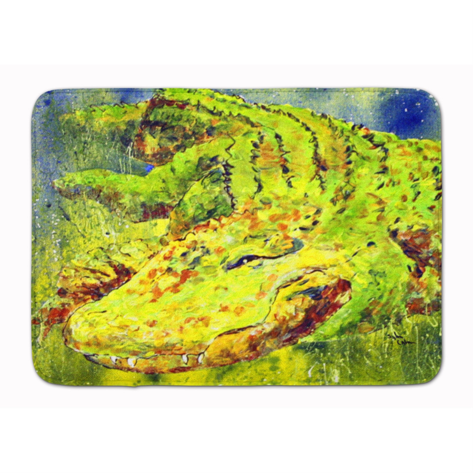 Caroline'S Treasures Alligator Floor Mat, 19 X 27, Multicolor