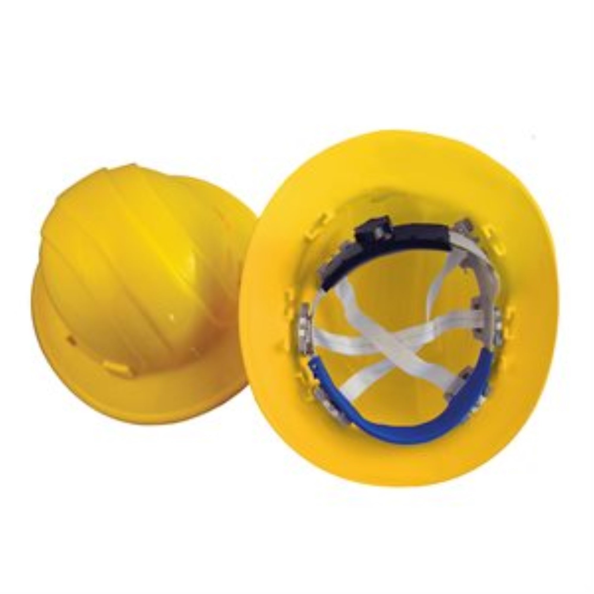 Bon 84-537 Hard Hat - Full Brim - Yellow W/Ratchet