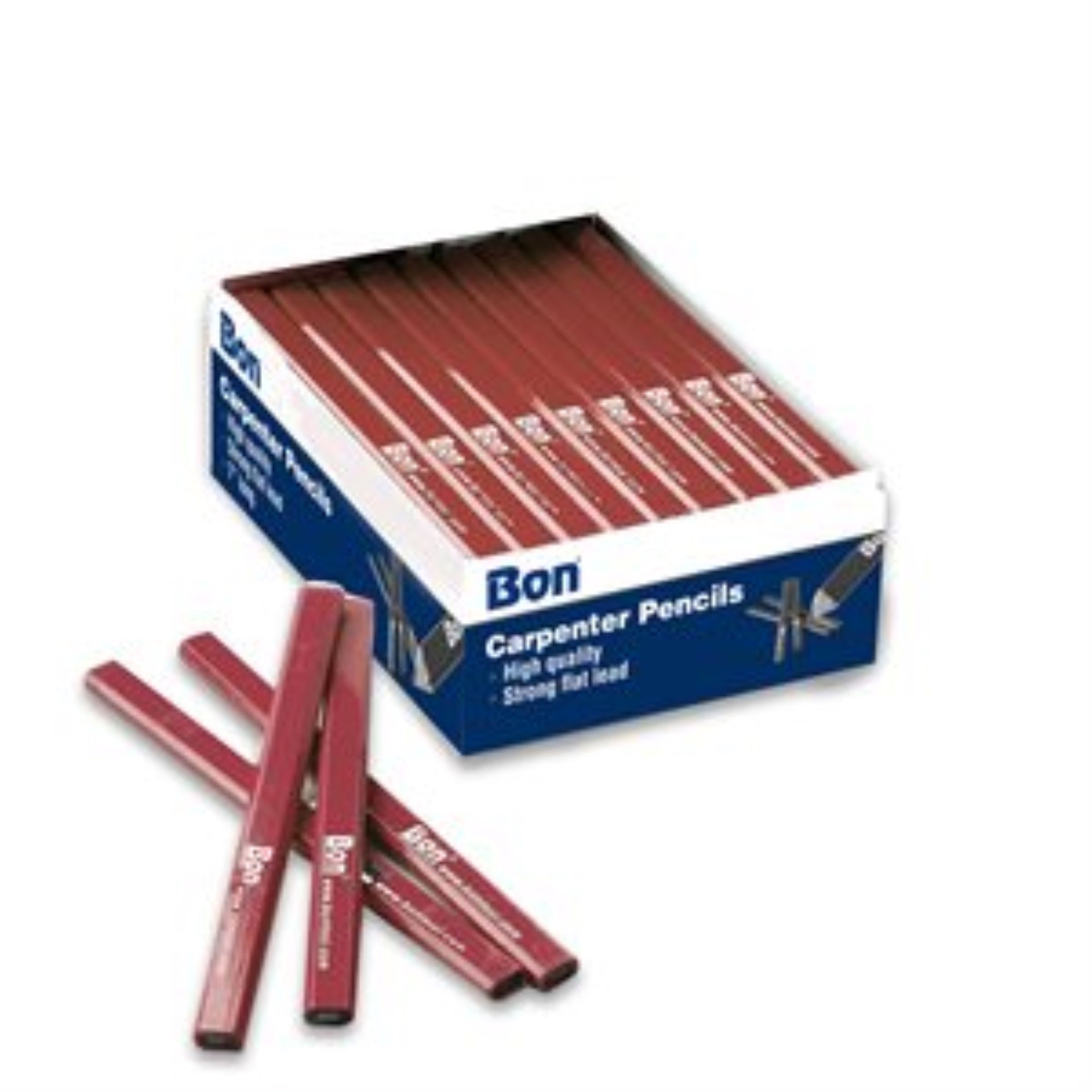 Bon 84-840 Pencil - Red Casing Medium Black Lead - (72/Pkg)