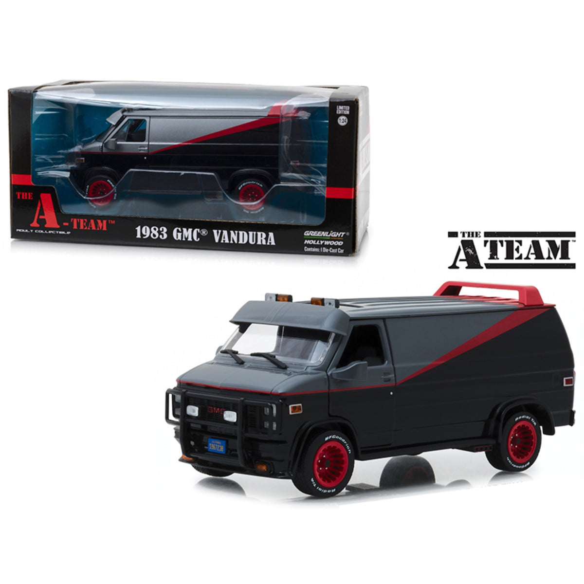 1983 Gmc Vandura Van 'The A-Team' (1983-1987) Tv Series 1/24 Diecast Model Car By Greenlight