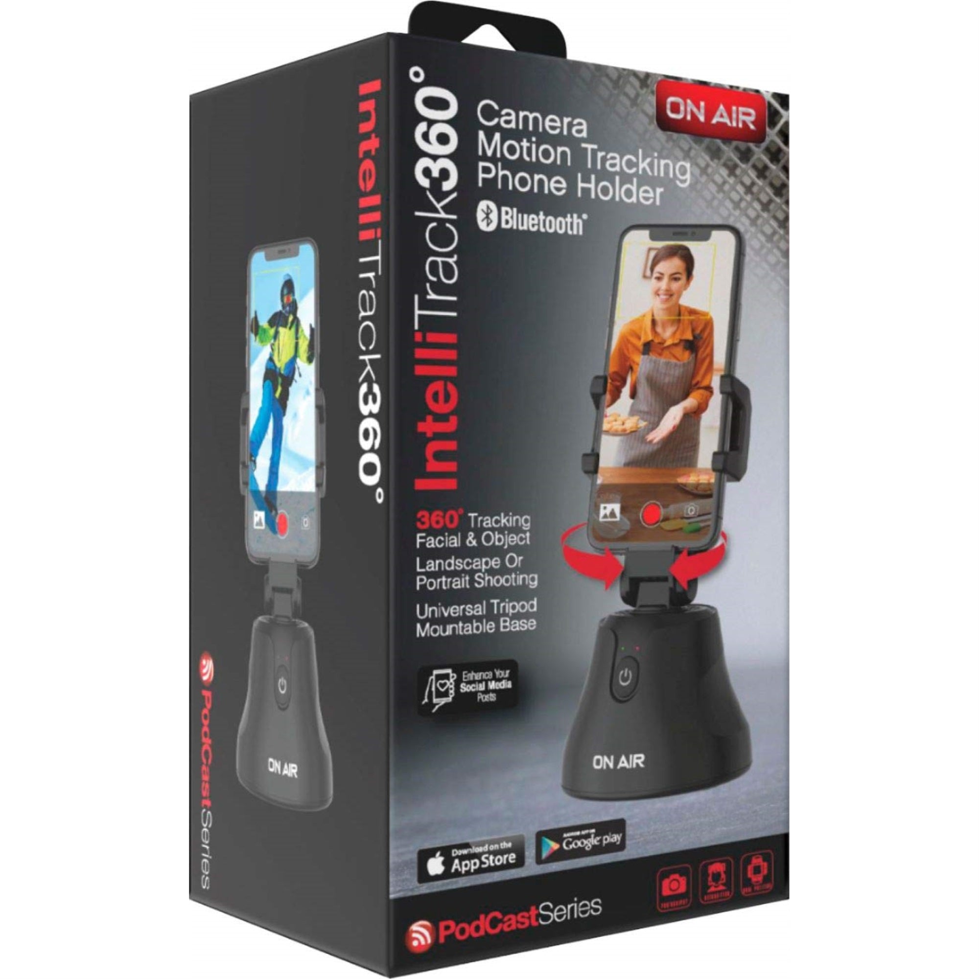 Intellitrack 360 Degree Auto Tracking Of Facial & Object Landscape Or Portrait Shooting.