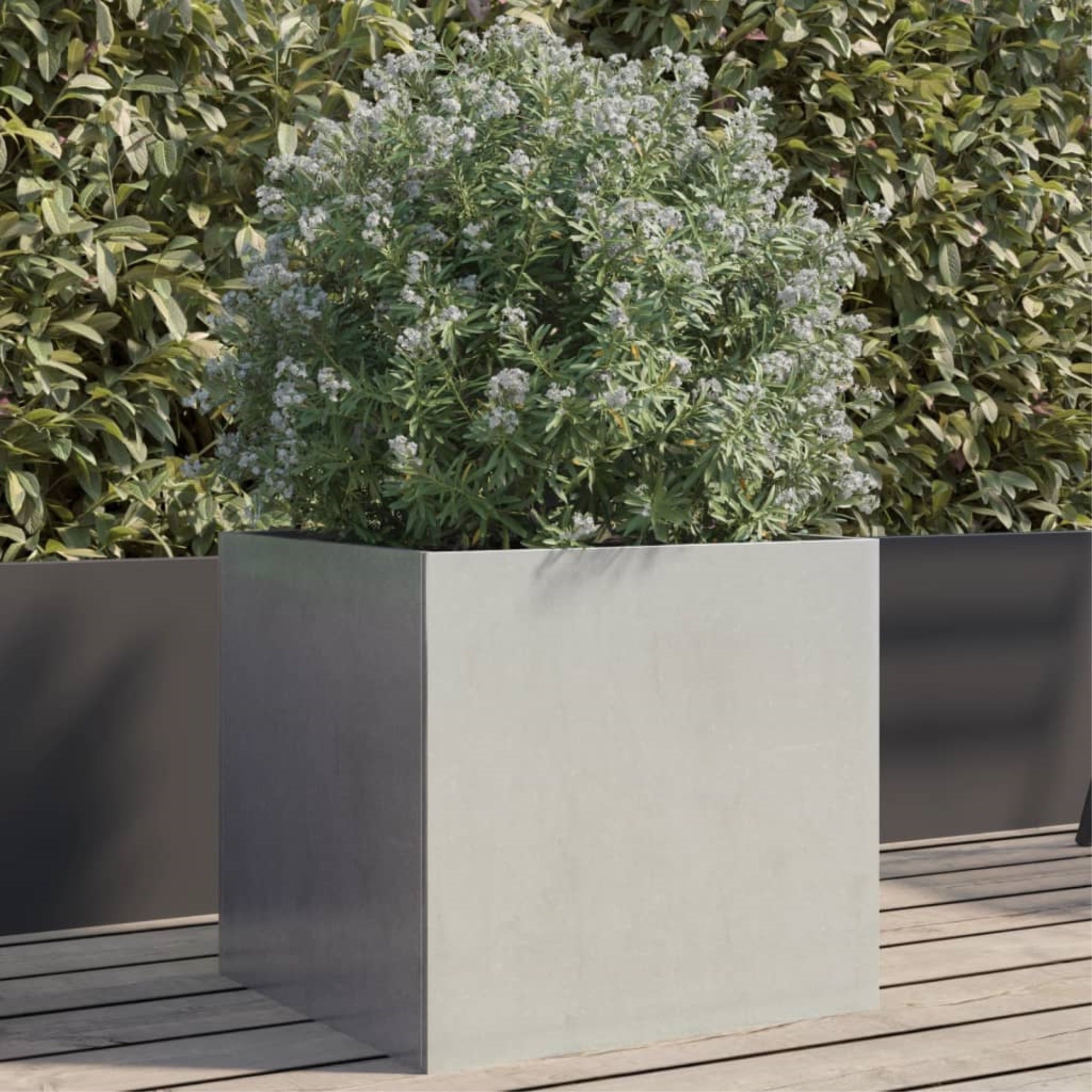 Vidaxl Planter Silver 16.5'X15.7'X15.4' Stainless Steel