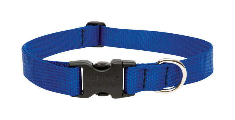 Dog Collar 16-28Adj Blu (Pack Of 1)