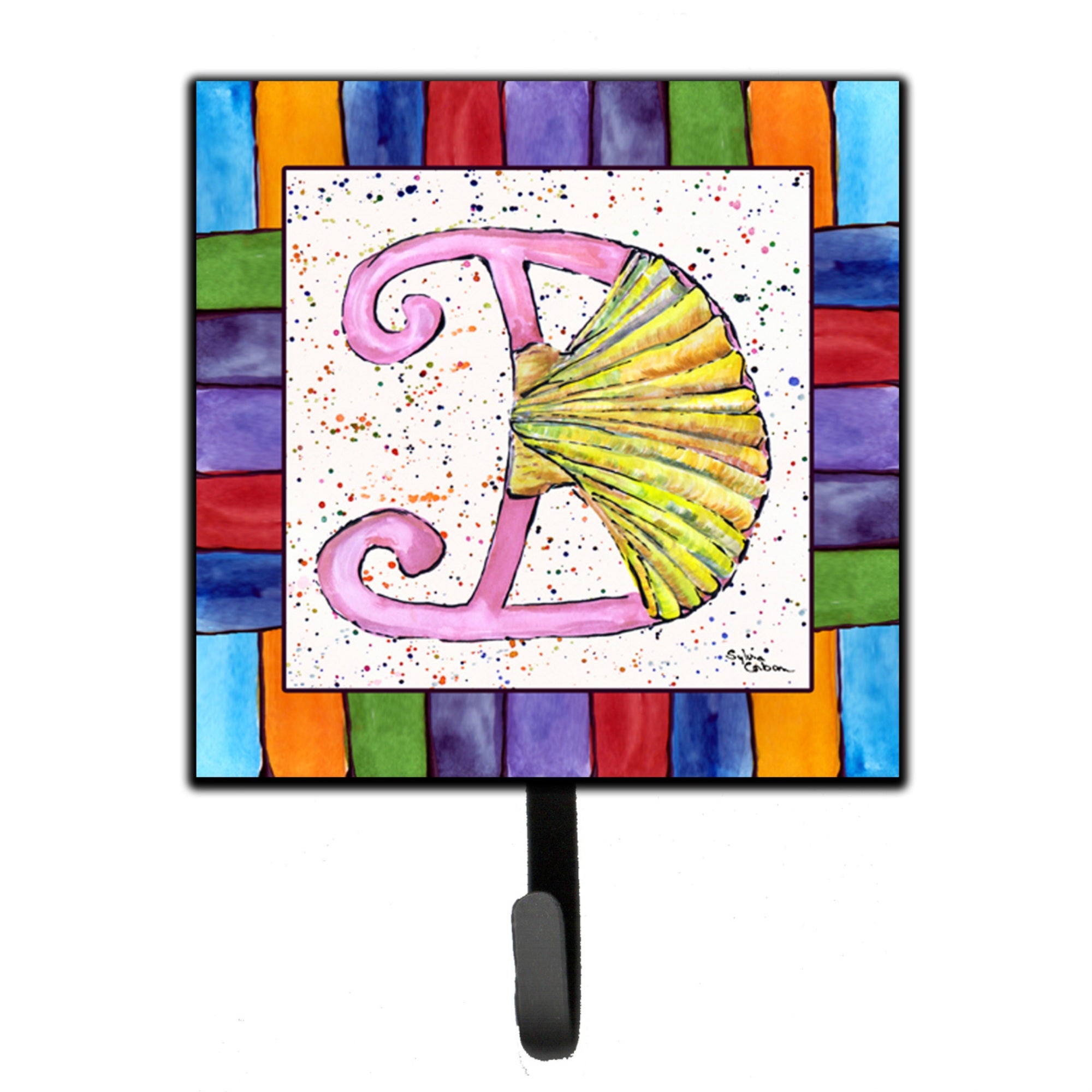Caroline'S Treasures 8427-Dsh4 Beach And Seafood Leash Holder Or Key Hook 8427, Small, Multicolor