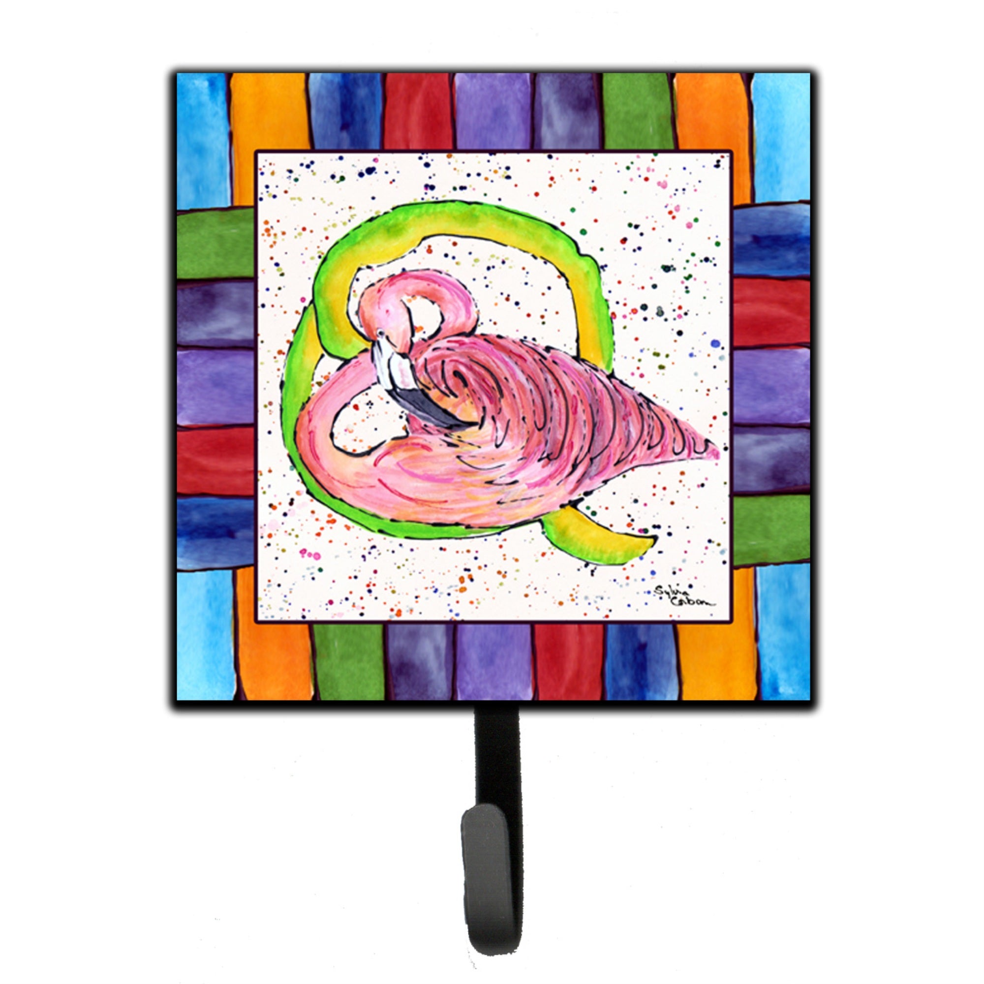 Caroline'S Treasures 8440-Qsh4 Beach And Seafood Leash Holder Or Key Hook 8440, Small, Multicolor