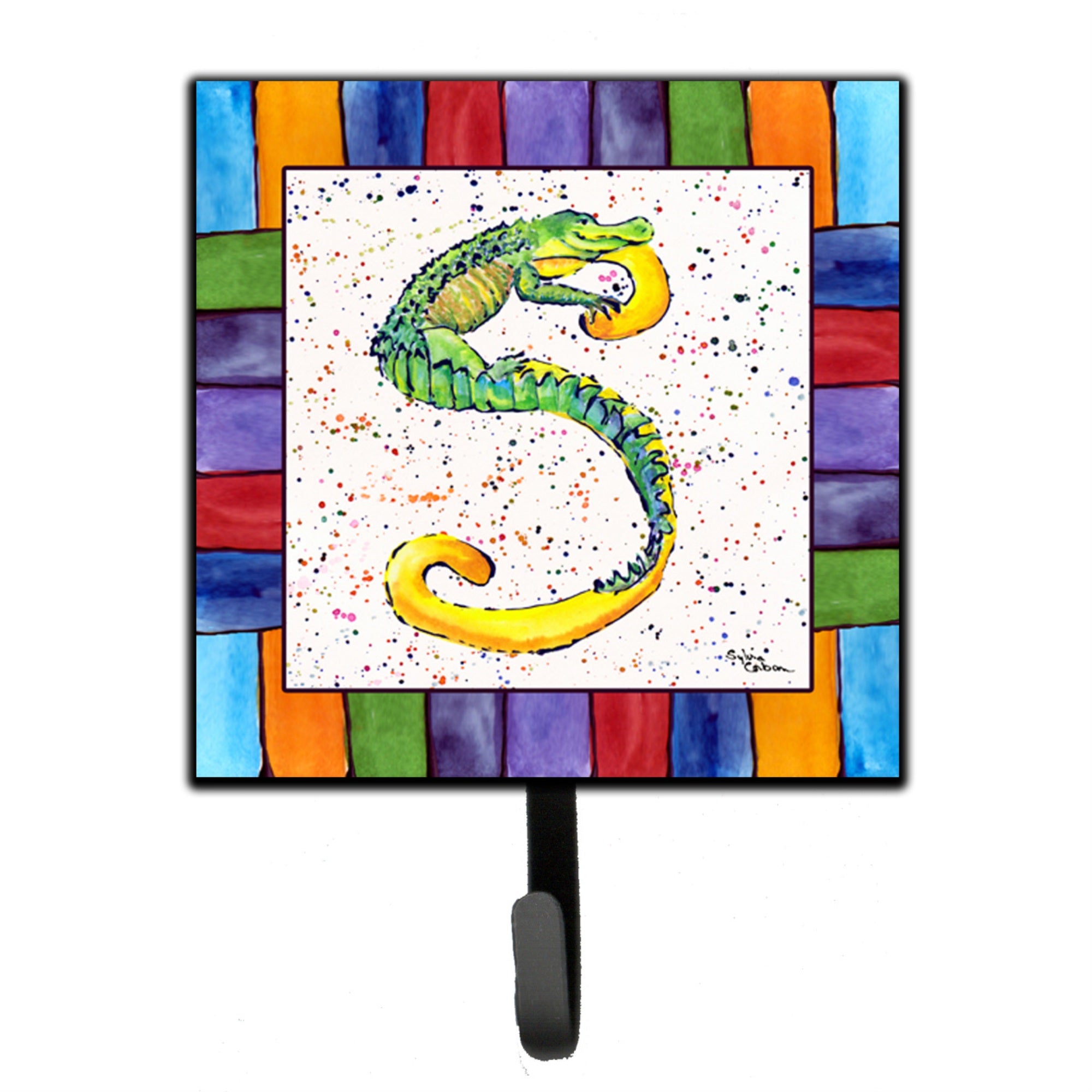 Caroline'S Treasures 8442-Ssh4 Beach And Seafood Leash Holder Or Key Hook 8442, Small, Multicolor