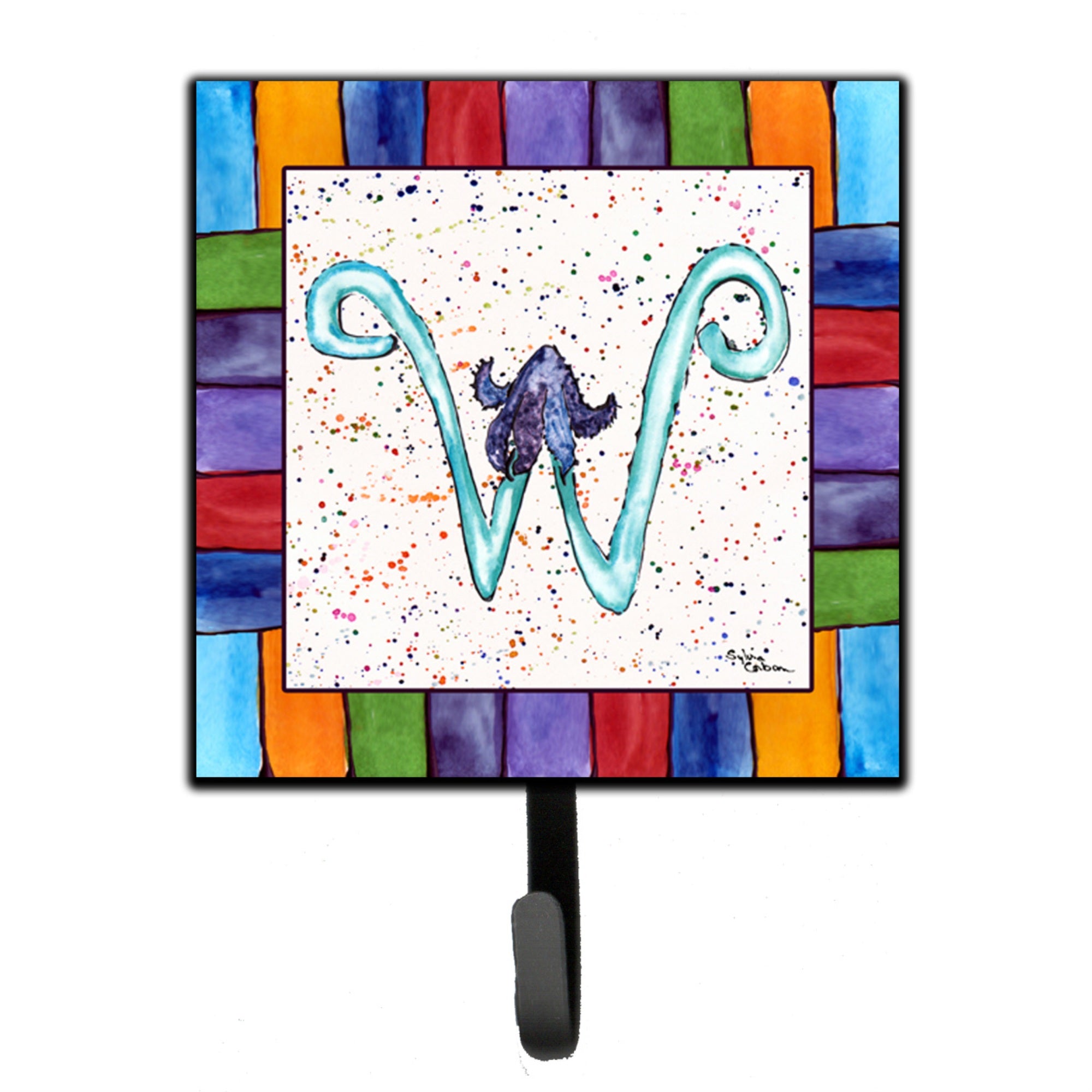 Caroline'S Treasures 8446-Wsh4 Beach And Seafood Leash Holder Or Key Hook 8446, Small, Multicolor