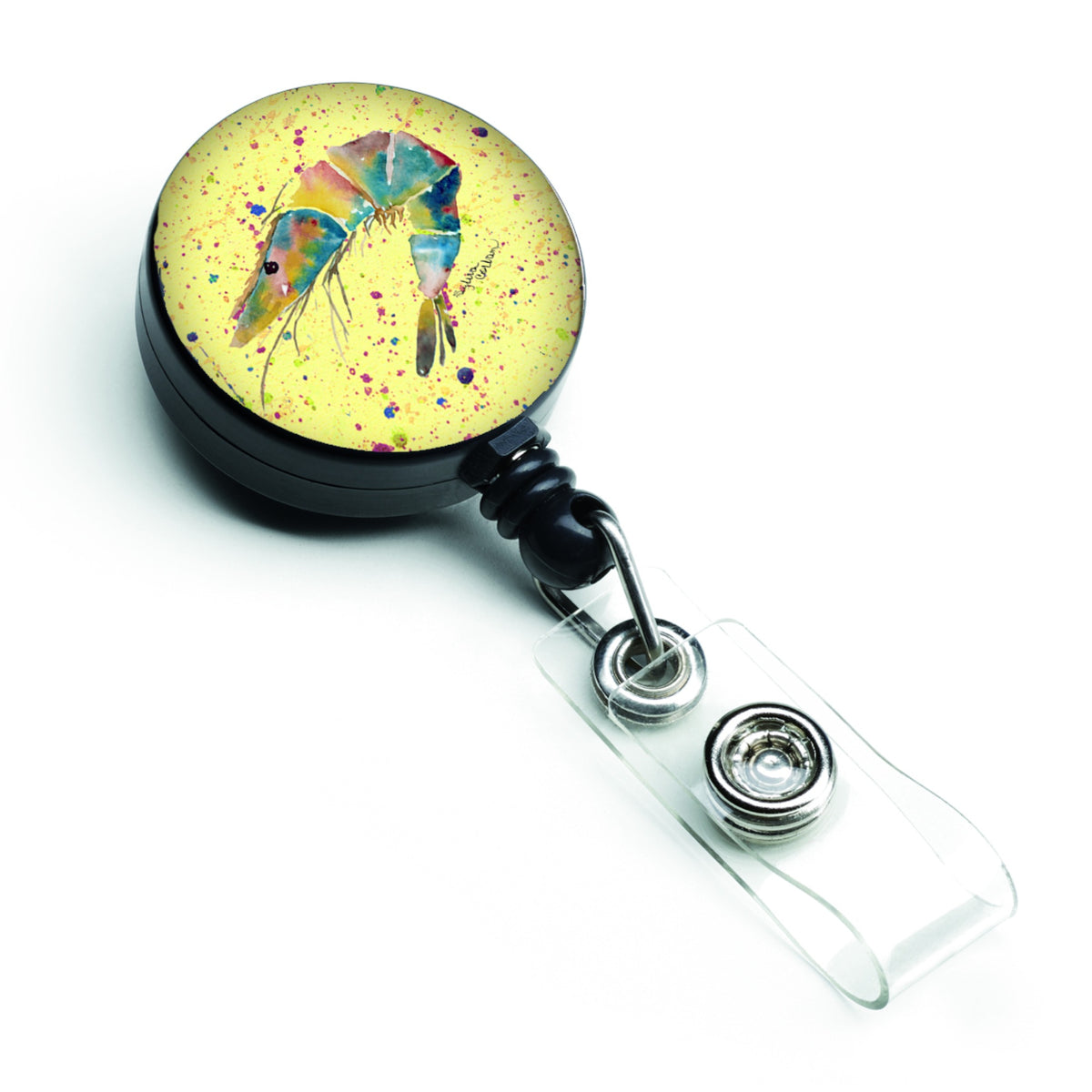 Caroline'S Treasures Shrimp Retractable Badge Reel, Multicolor (8450Br)