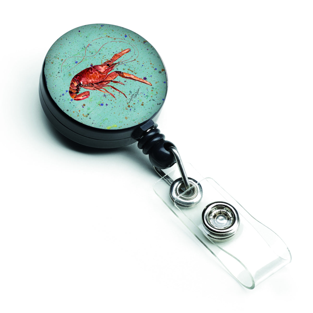 Caroline'S Treasures Crawfish Retractable Badge Reel, Multicolor (8461Br)