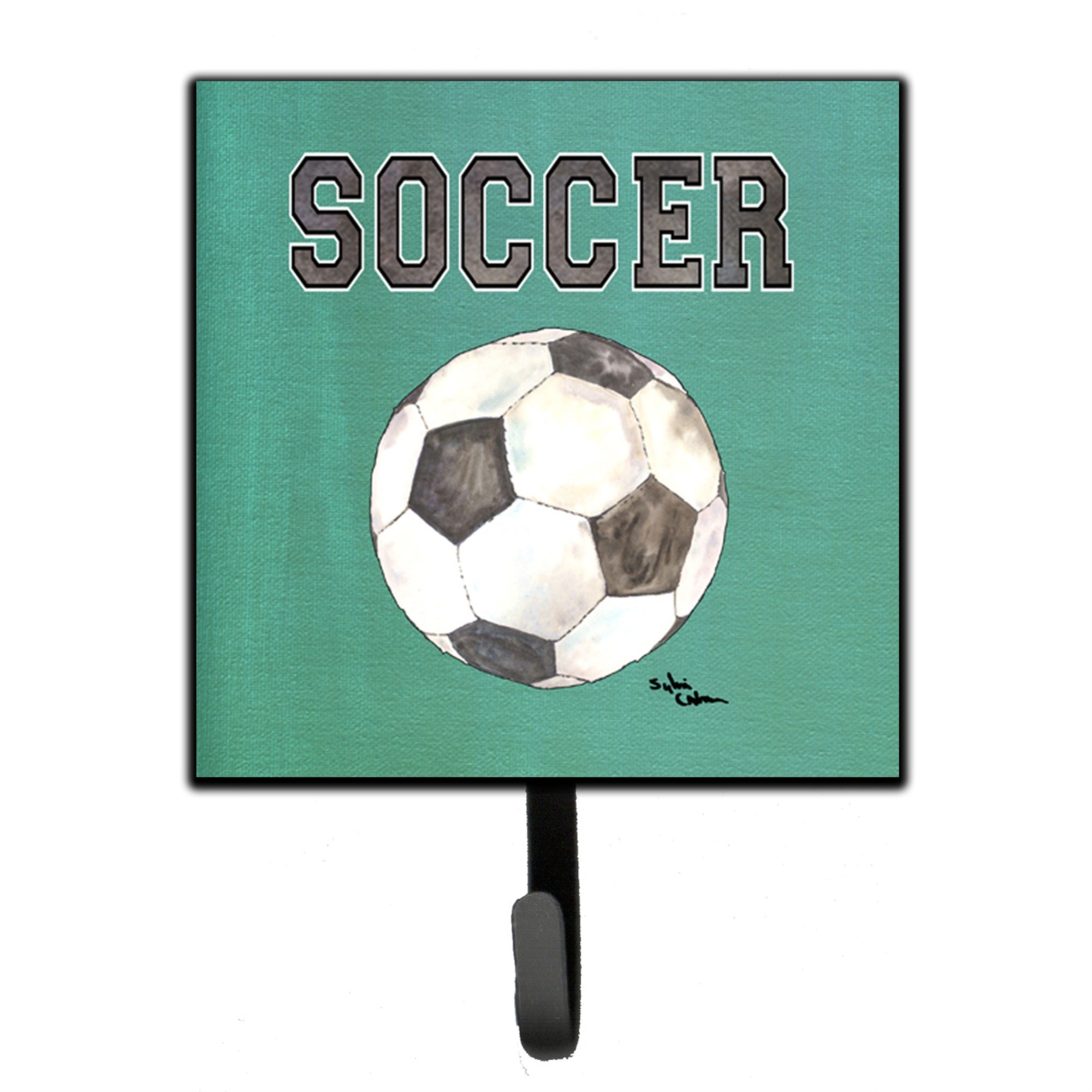 Caroline'S Treasures 8484Sh4 Soccer Leash Or Key Holder, Small, Multicolor