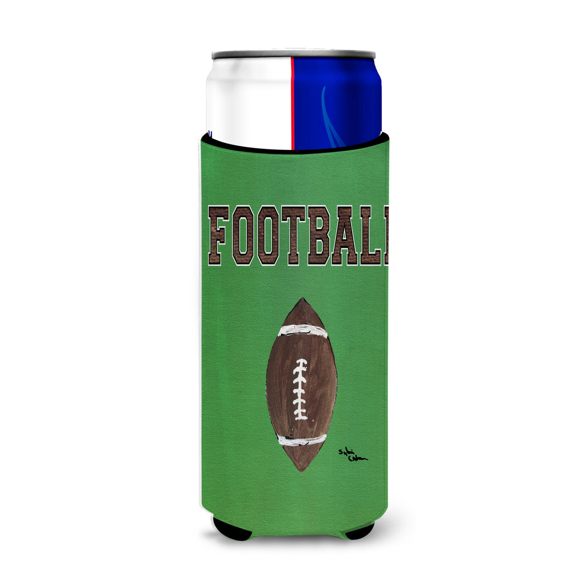 Football Ultra Beverage Insulators For Slim Cans 8487Muk