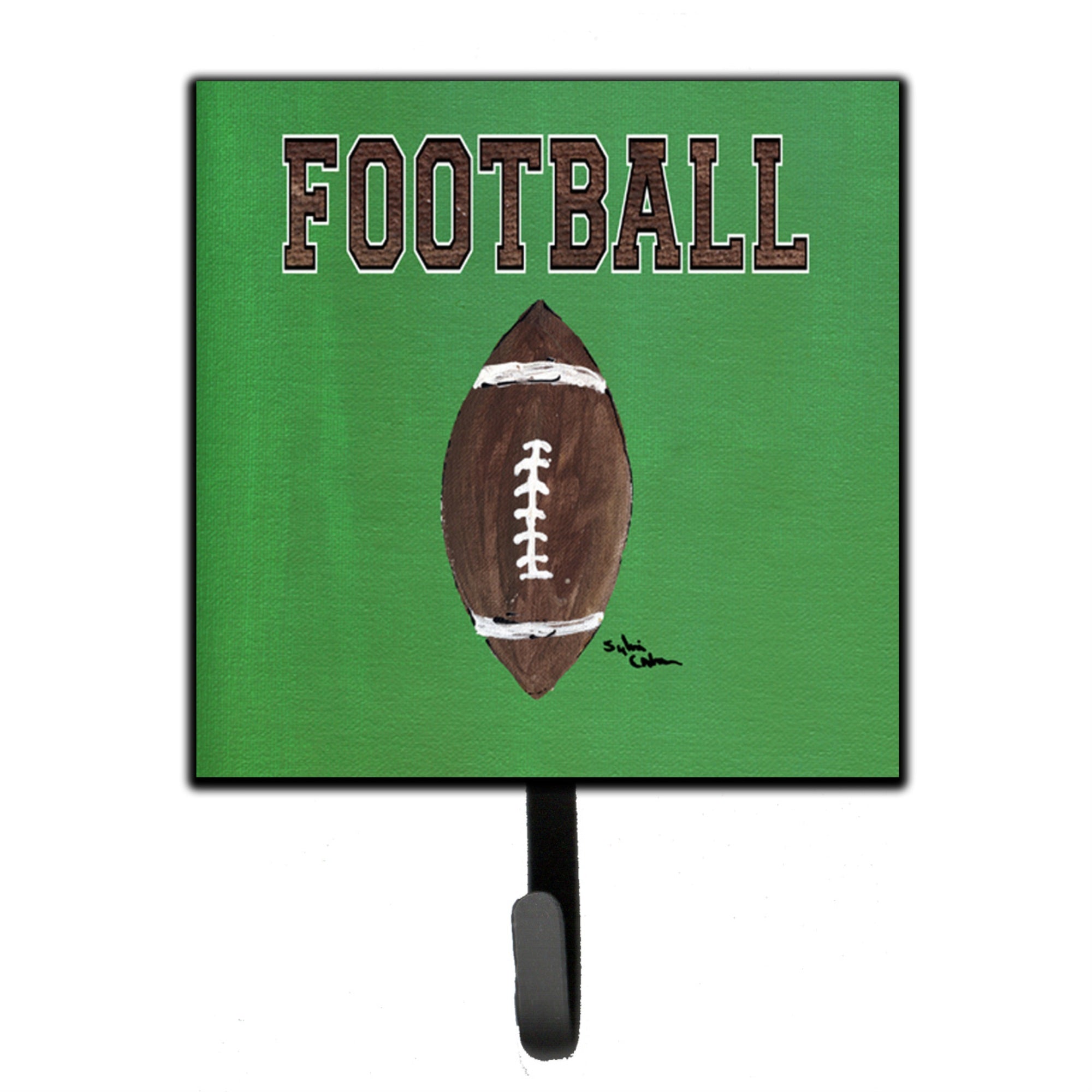Caroline'S Treasures 8487Sh4 Football Leash Or Key Holder, Small, Multicolor