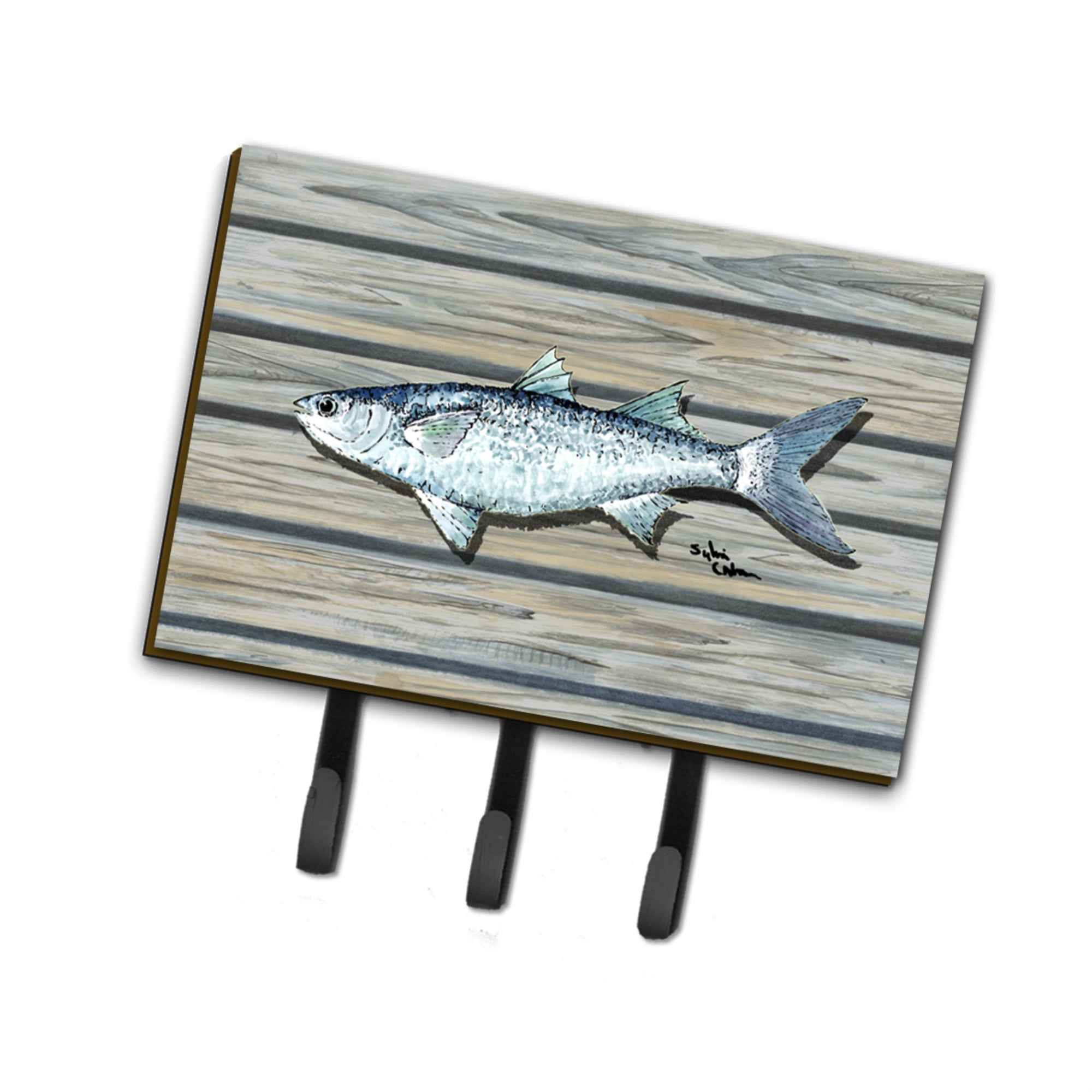 Caroline'S Treasures 8490Th68 Fish Mullet Leash Or Key Holder, Large, Multicolor