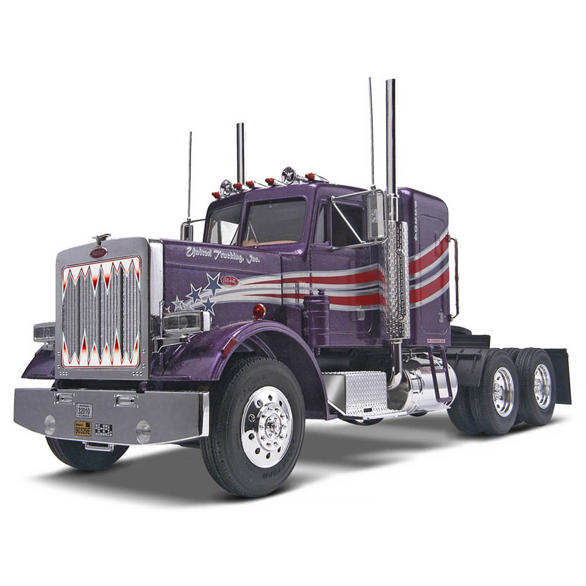 Level 4 Model Kit Peterbilt 359 Conventional Truck Tractor (Without Trailer) 'Historic Series' 1/25 Scale Model By Revell