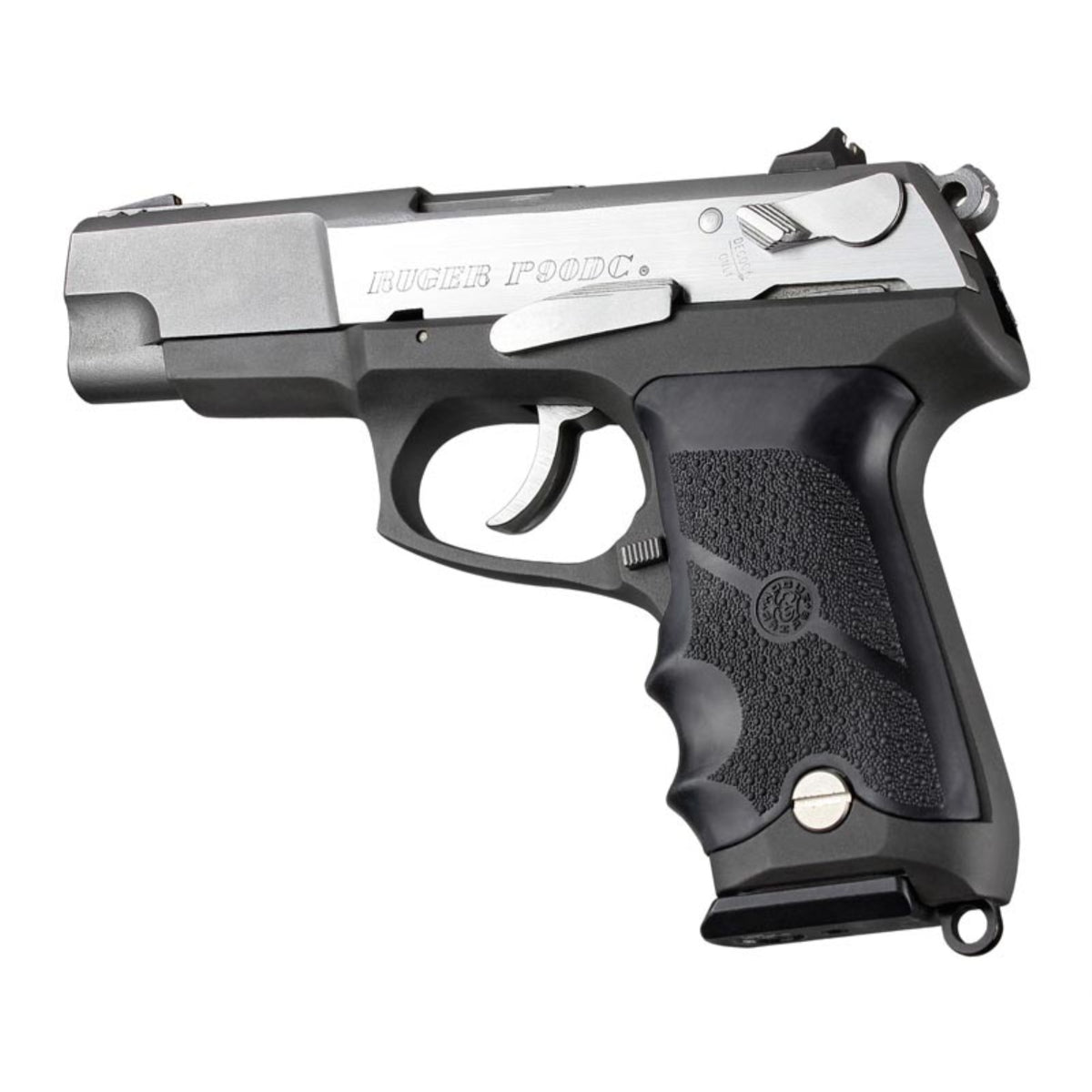 Hogue Ruger P85 P91 Rubber Gripfinger Grooves
