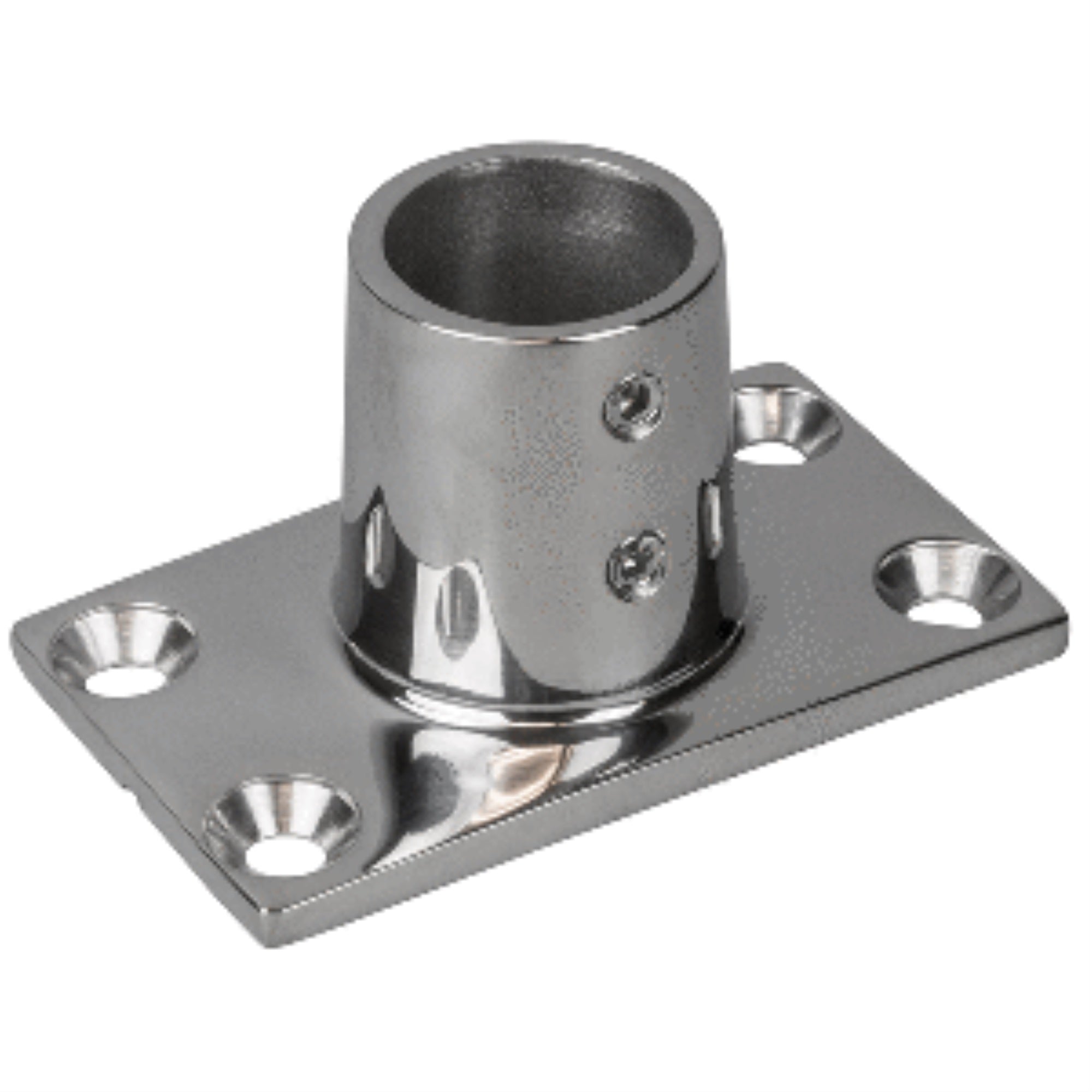 Sea-Dog Rail Base Fitting Rectangular Base 90&Deg; - 316 Stainless Steel - 1-11/16 X 3 - 7/8 O.D.