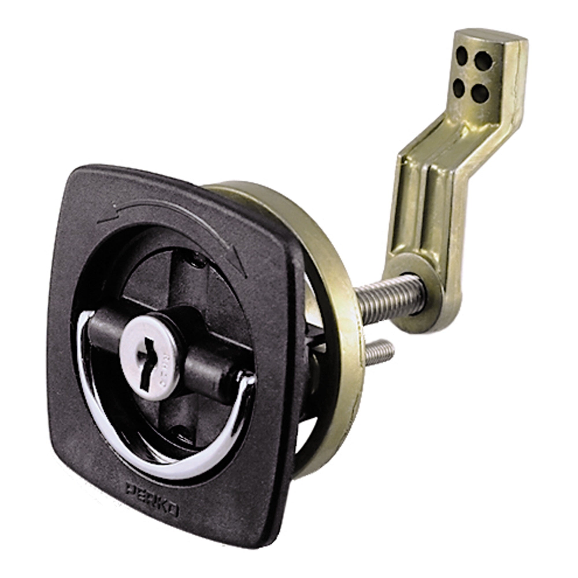 Perko 0931Dp2Blk Flush Lock With Offset Adjustable Cam Bar