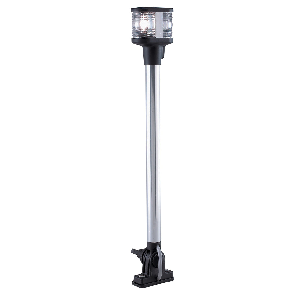 Perko 1184Dp0Chr Vertical-Mount Fold-Down Combination Masthead/White All-Round Light - 14 Height