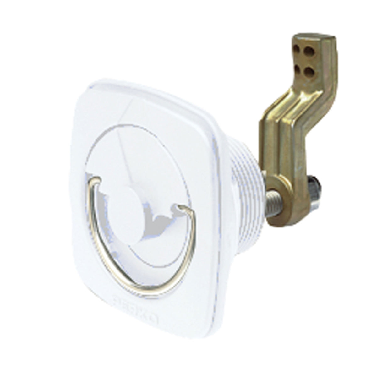 Perko 1082Dp1Wht Flush Mount Latch - 3/8 To 3 Cam, White